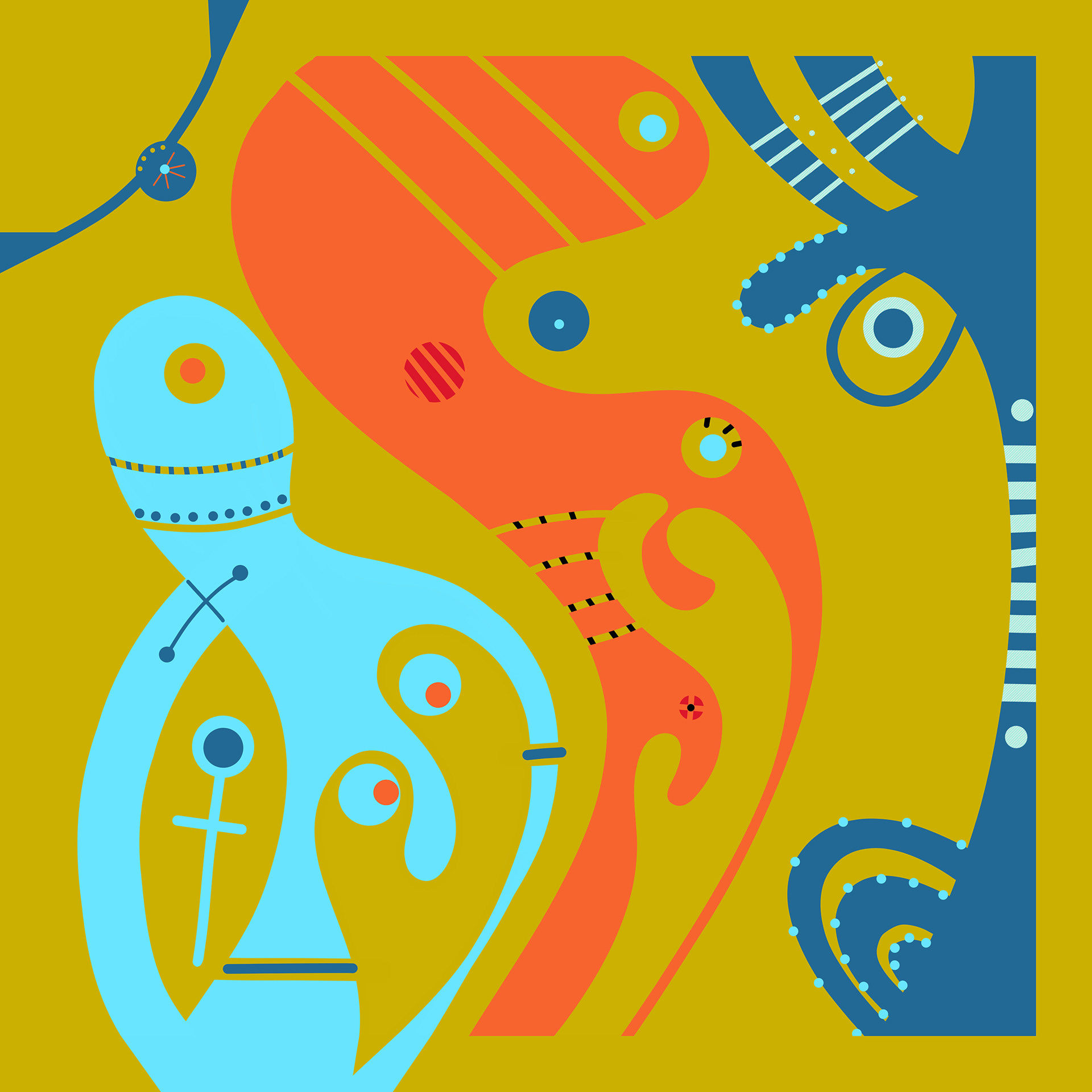 Blue &Mustard