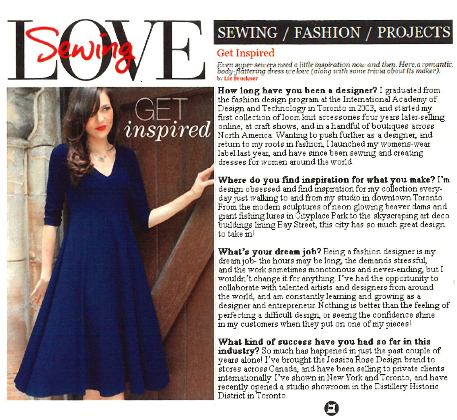 Love Sewing, 2011