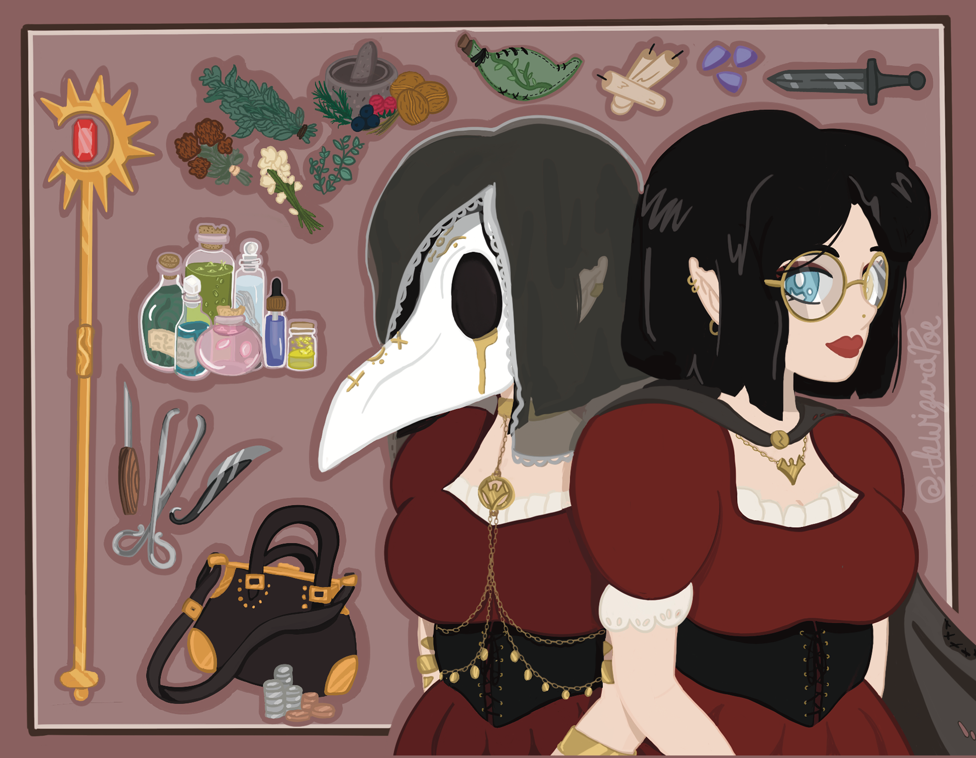 Dungeons & Dragons Original Character Design - Althea (2023)