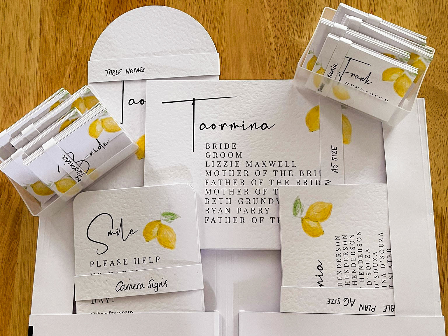 CLIENT PHOTO OF DAY OF STATIONERY