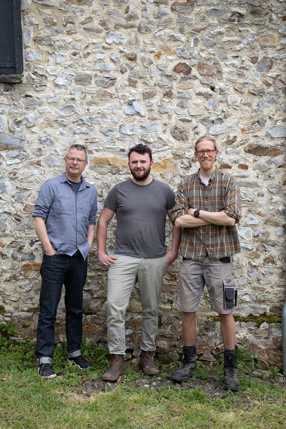 RC 021 Hugh Fearnley-Whittingstall, RC Head Chef Connor Reed, RC Head Gardener Jonny Callis