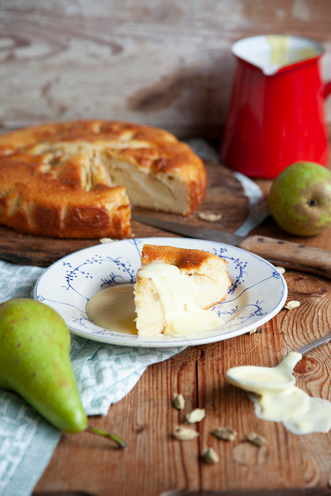 pear cardamom cake 004