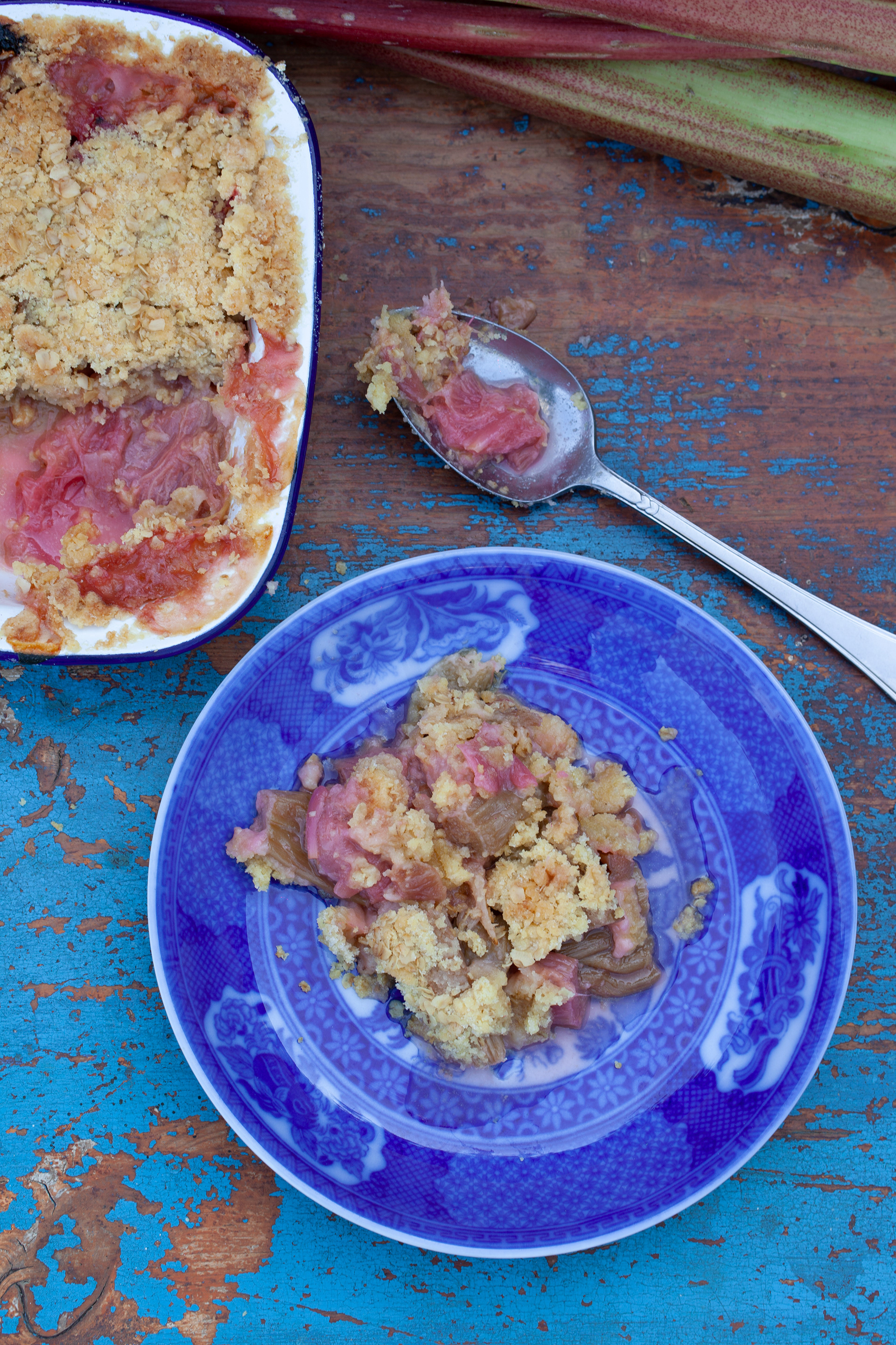 Rhubarb Crumble