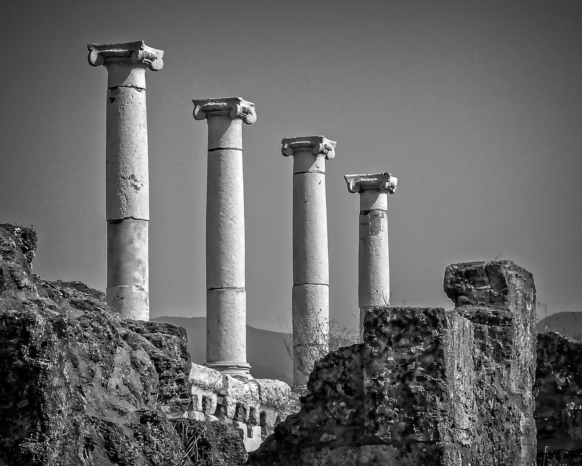 Pompeii, Italy; the ruins