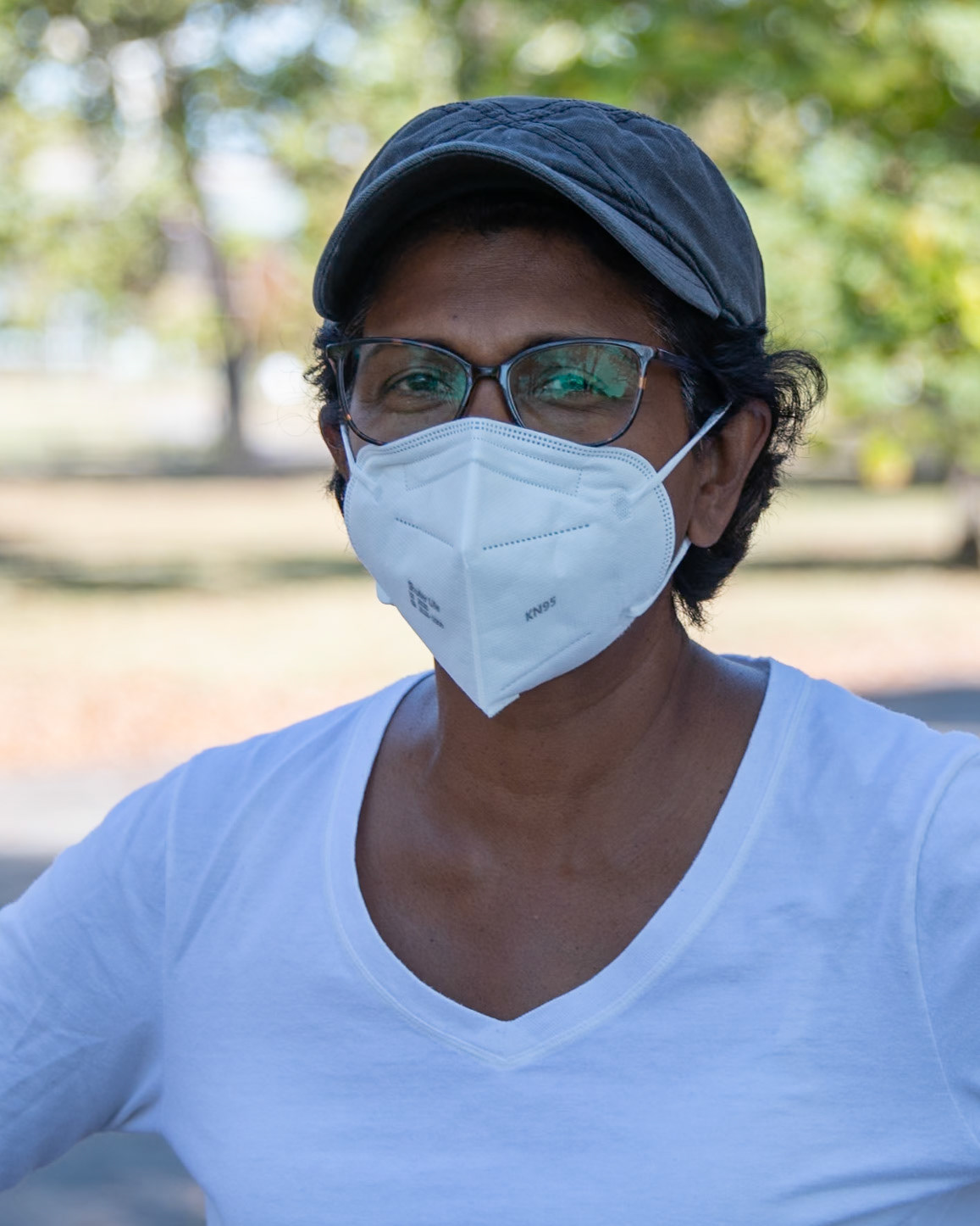 Have you changed any habits since you began wearing face masks?, I asked. She told me... I don't go anywhere anymore. I teach from home and only walk around my neighborhood. This is the first time I've been to Forest Park since March. I used to come here a couple of times a week.So, why today?, I asked. She smiled and said "The sun is out!" (I saw the smile in the eyes.) Then she paused briefly and said... this "pandemic normal" just isn't sustainable for so long. I had to get out for a bit.I'm glad she found her way to Forest Park and that we had a chance to chat. I admit, Forest Park is often just what I need to renew my spirit, pandemic or otherwise.