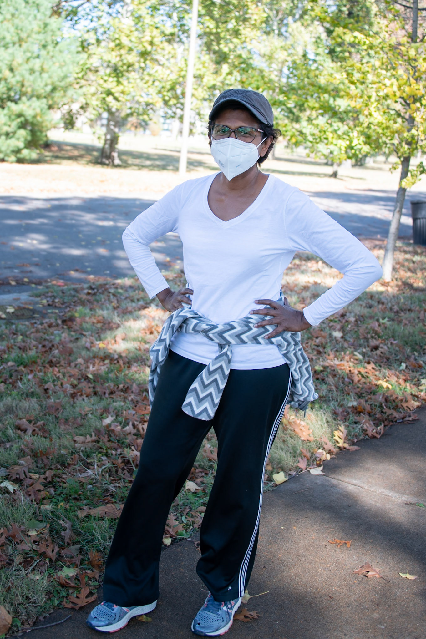 Have you changed any habits since you began wearing face masks?, I asked. She told me... I don't go anywhere anymore. I teach from home and only walk around my neighborhood. This is the first time I've been to Forest Park since March. I used to come here a couple of times a week.So, why today?, I asked. She smiled and said "The sun is out!" (I saw the smile in the eyes.) Then she paused briefly and said... this "pandemic normal" just isn't sustainable for so long. I had to get out for a bit.I'm glad she found her way to Forest Park and that we had a chance to chat. I admit, Forest Park is often just what I need to renew my spirit, pandemic or otherwise.
