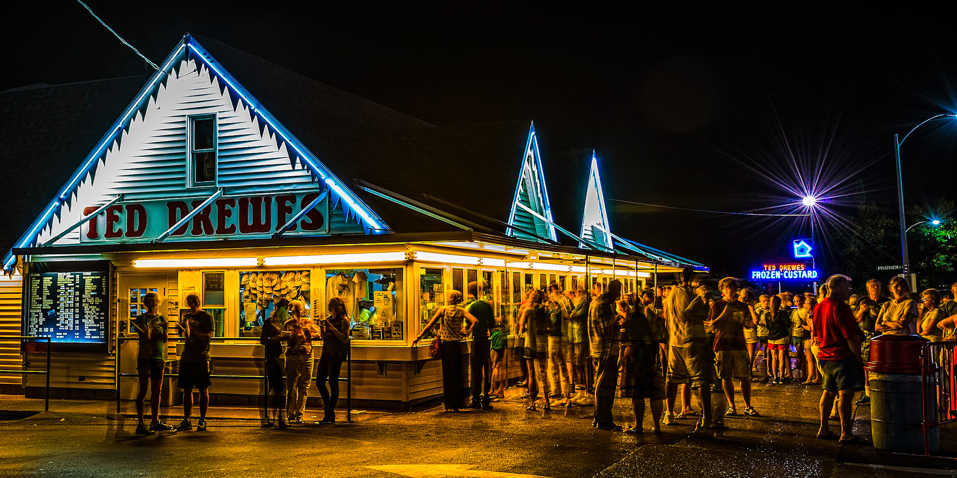 Ted Drewes Frozen Custard is on a stretch of the Old Route 66 that ran along Chippewa Avenue in south St Louis.