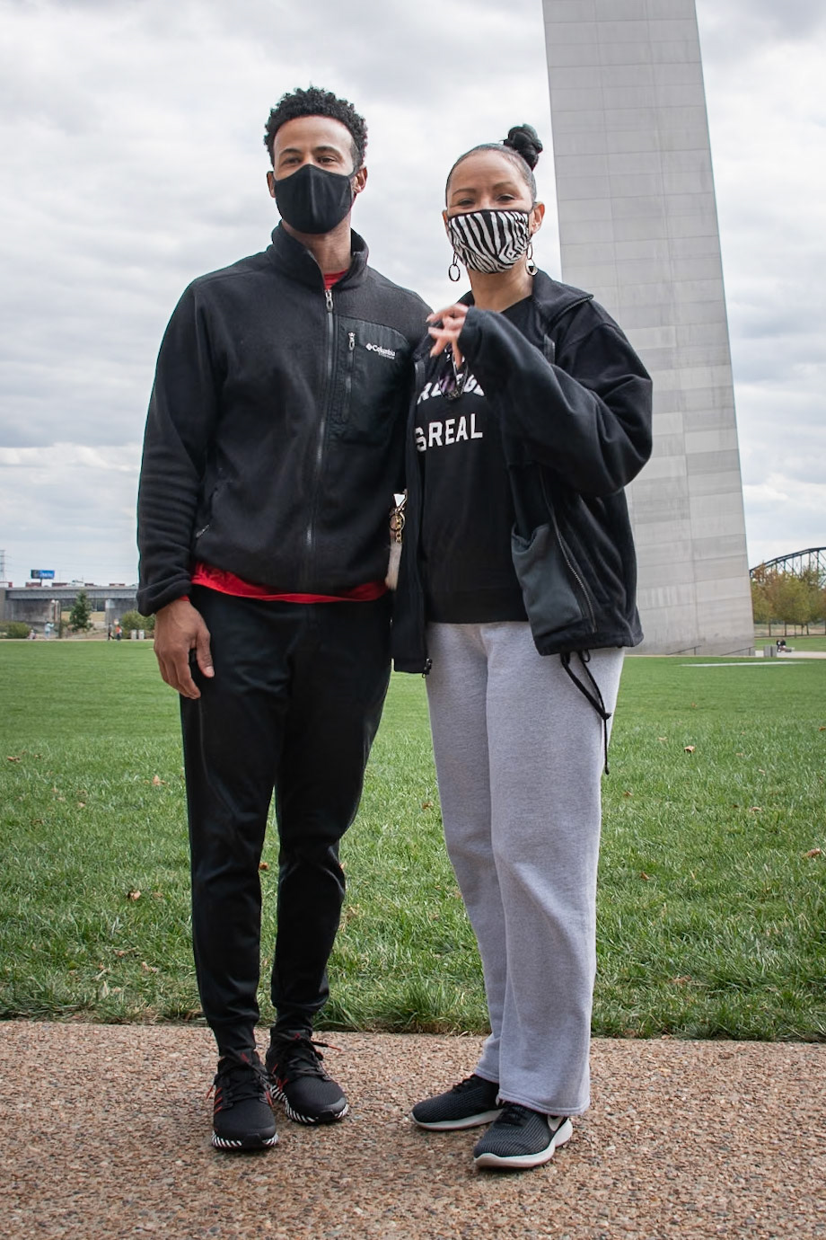 How do you feel about wearing face masks, I asked? We're good with it. He nodded in agreement. She said, we do what we have to do to get through this.Have you found that you've changed any habits as a result of wearing a mask? Not really. She told me, I just try to stay positive and smile. I see other people's smiles even with face masks on.BTW, I like your face mask, she told me. I told her I liked hers too. (I had actually been thinking that as we were speaking. Mine was black with white polka dots. It occurred to me we had similar tastes.) We wished each other a nice afternoon and said good-bye.Hmm... Find ways to stay positive. Smile. Pay a stranger a compliment, even if it's a small compliment. We'll get through this.
