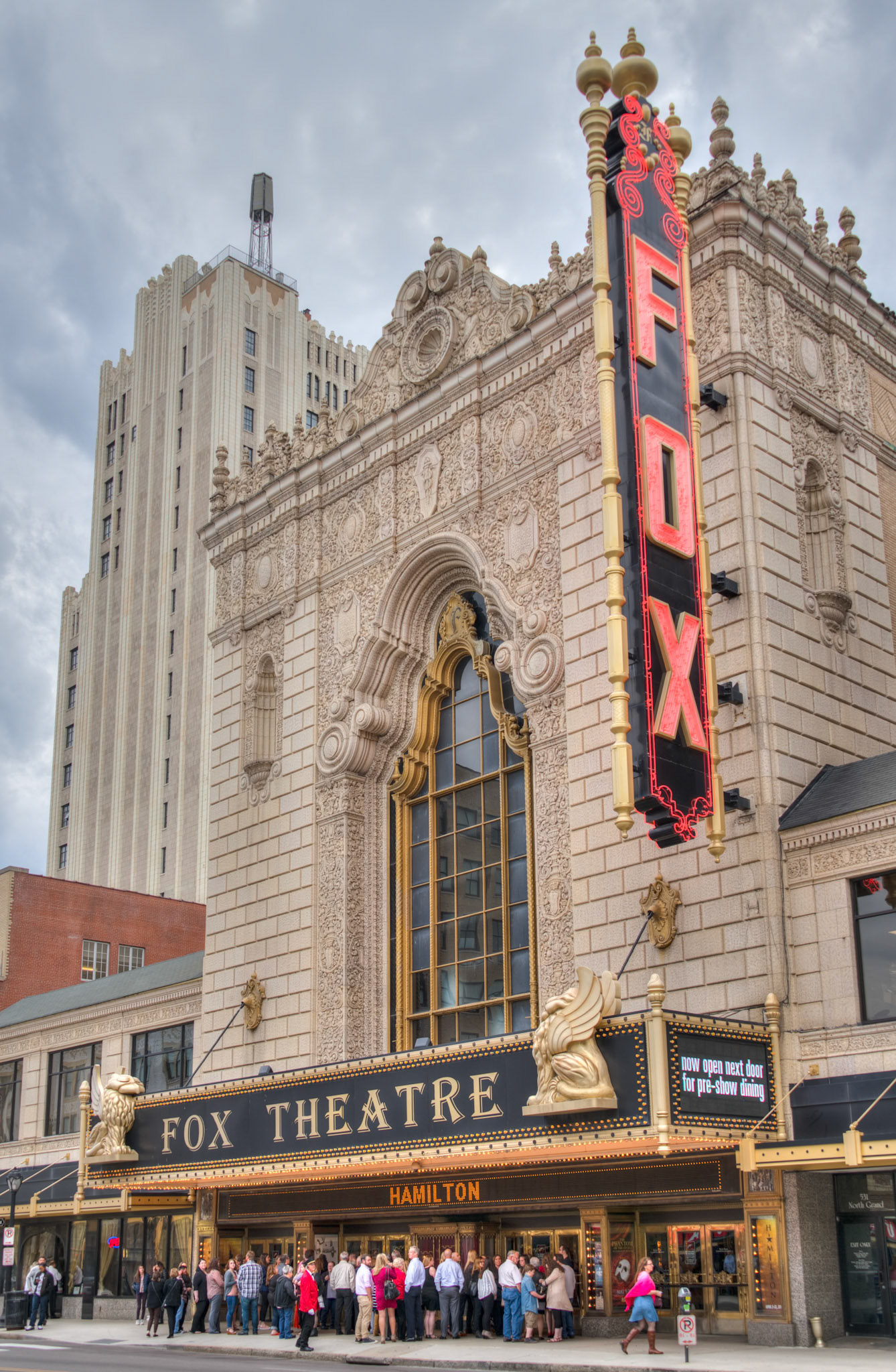 The Fabulous Fox Theater in St Louis is home to a wide array of entertainment and performances, including Broadway shows and nationally known entertainers.