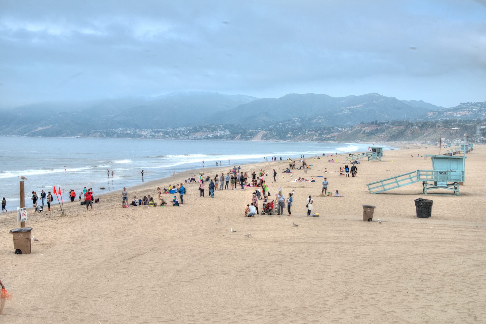 Santa Monica Beach, LA County