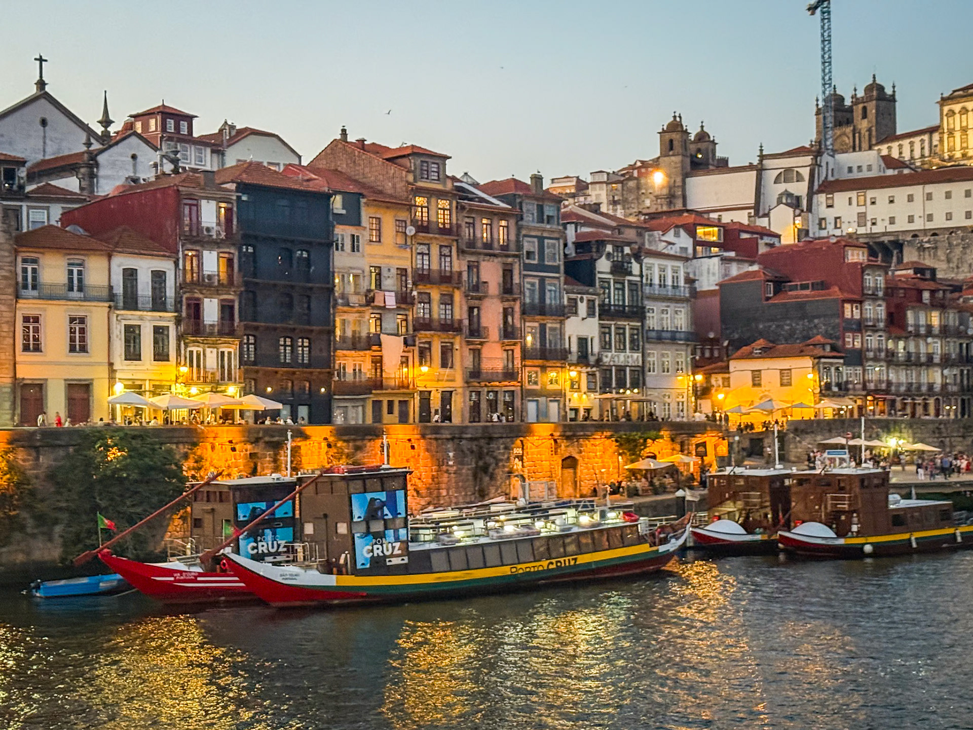 Porto and Gaia from the Douro River