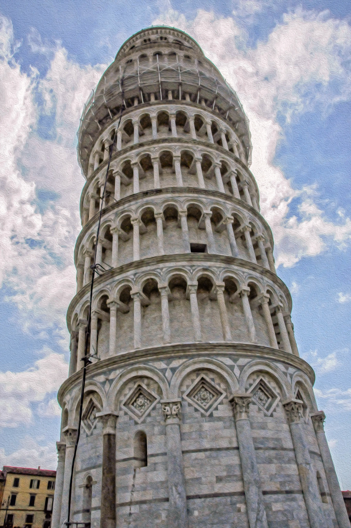 Leaning Tower of Pisa, Digital Art