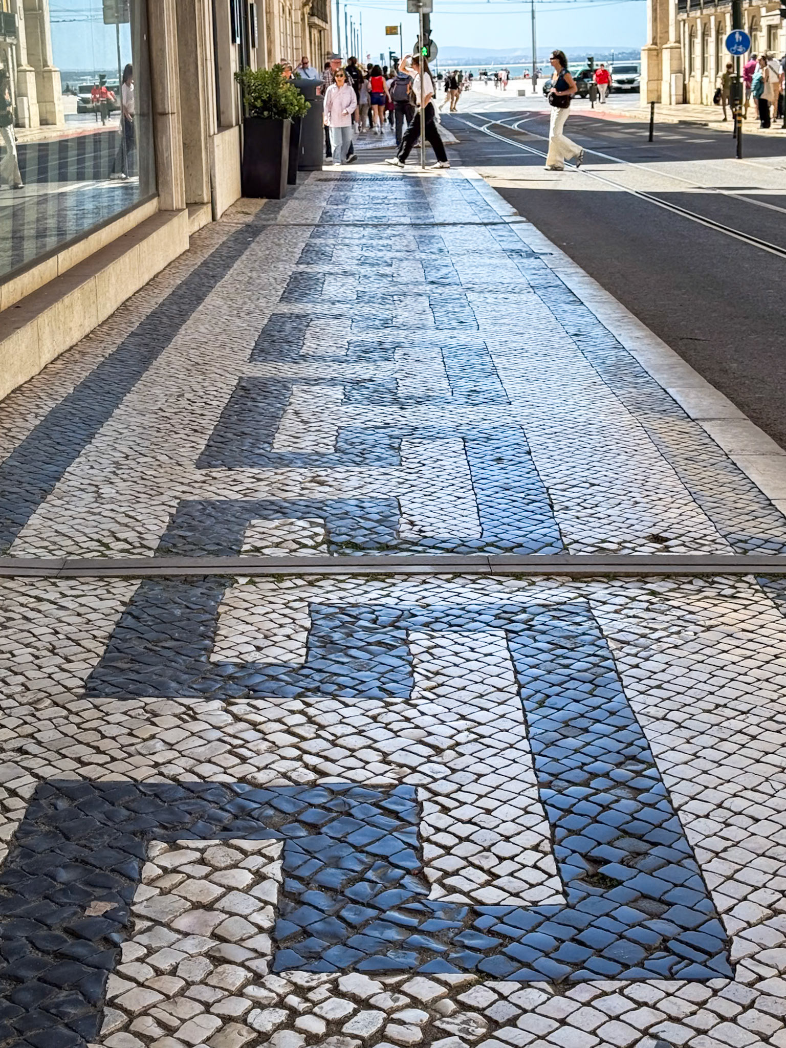 Cobbled Sidewalk
