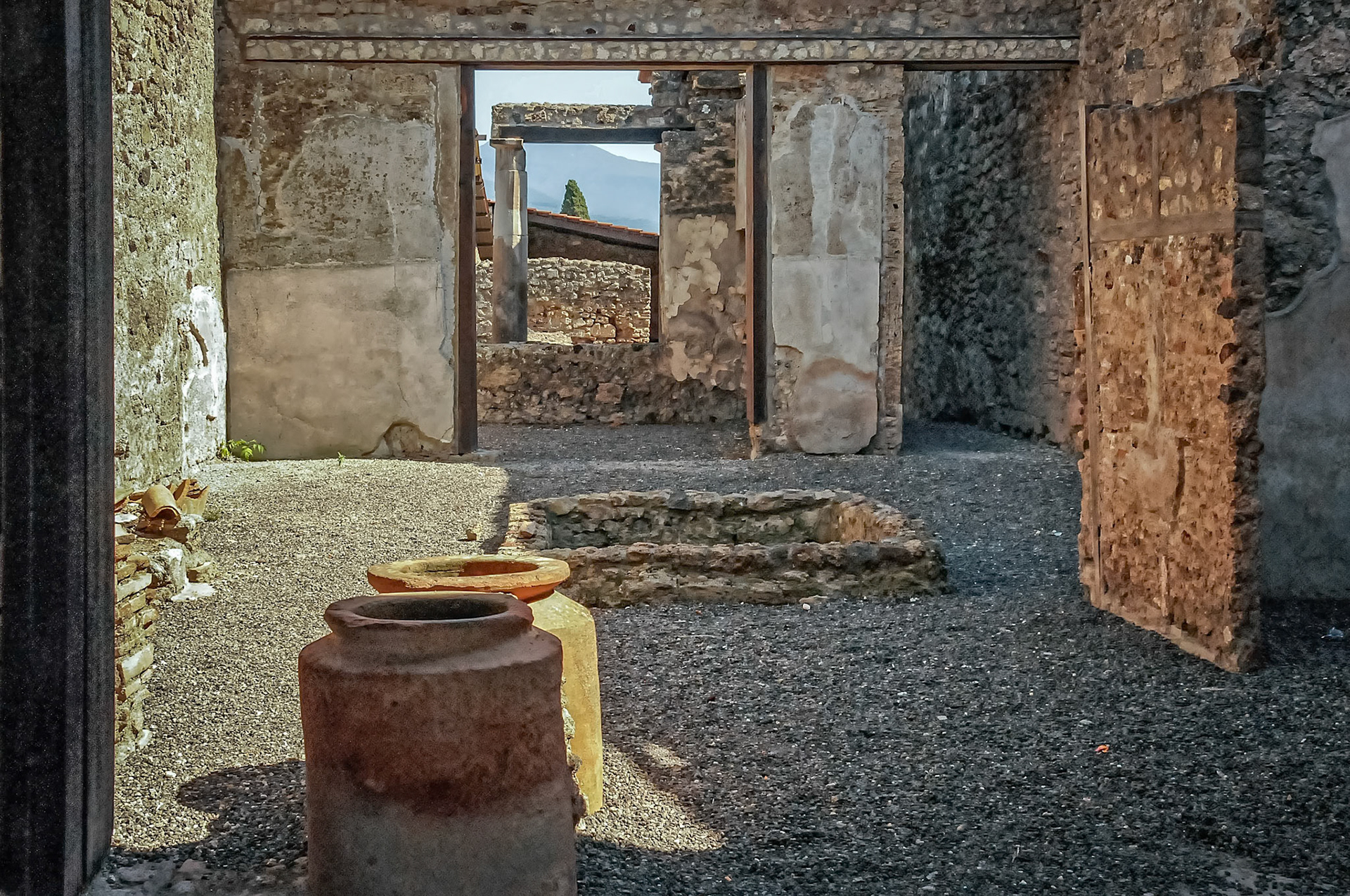 Pompeii, Italy; the ruins