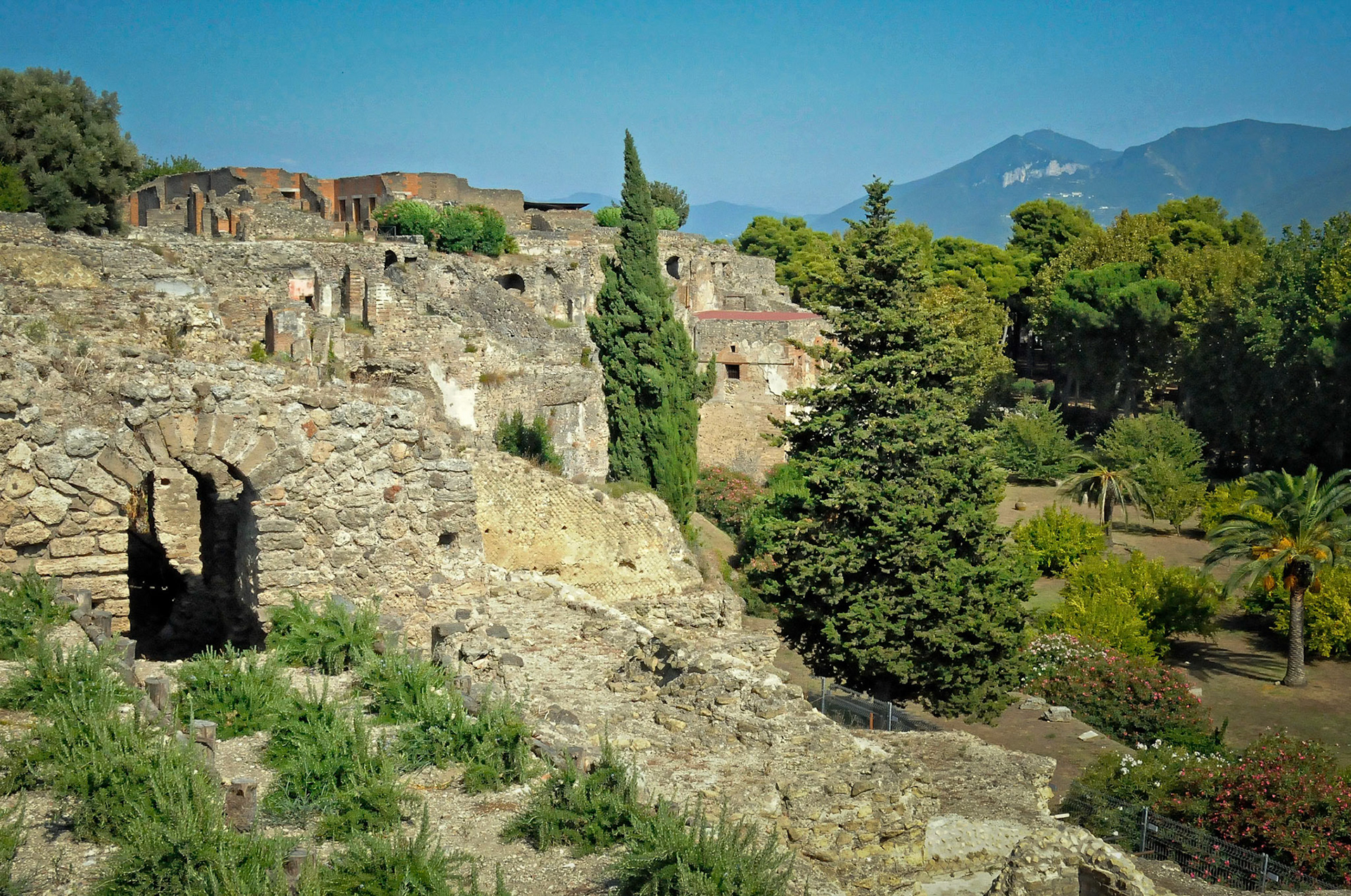 Pompeii, Italy; the ruins
