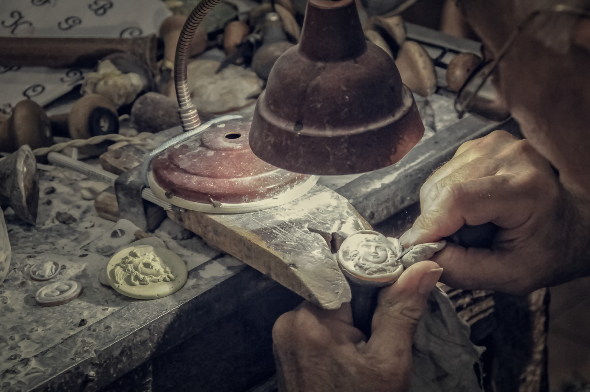 Pompeii, Italy; Jewelry Crafting