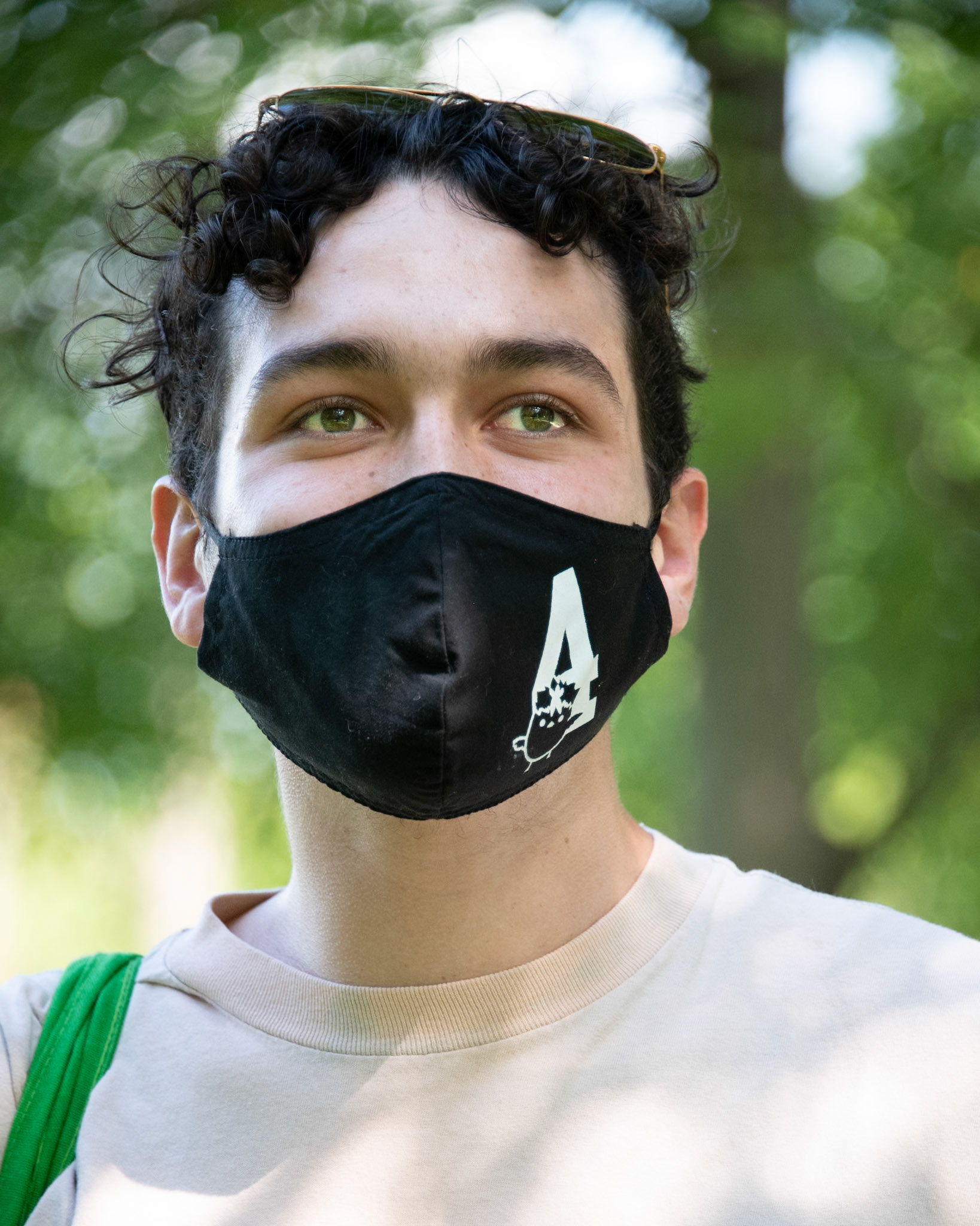 Q: How do you feel about wearing face masks?  A: I like wearing them. I think they're kind of fun. They can be fashionable. And, of course, I like wearing them to protect each other.  Q: How many face masks do you own... and do you have a favorite?  A: I have about 4 or 5. And, yes, I have a favorite. It's the one I'm wearing. It's an Anime face mask from a show I like - and it's the last season for the show..