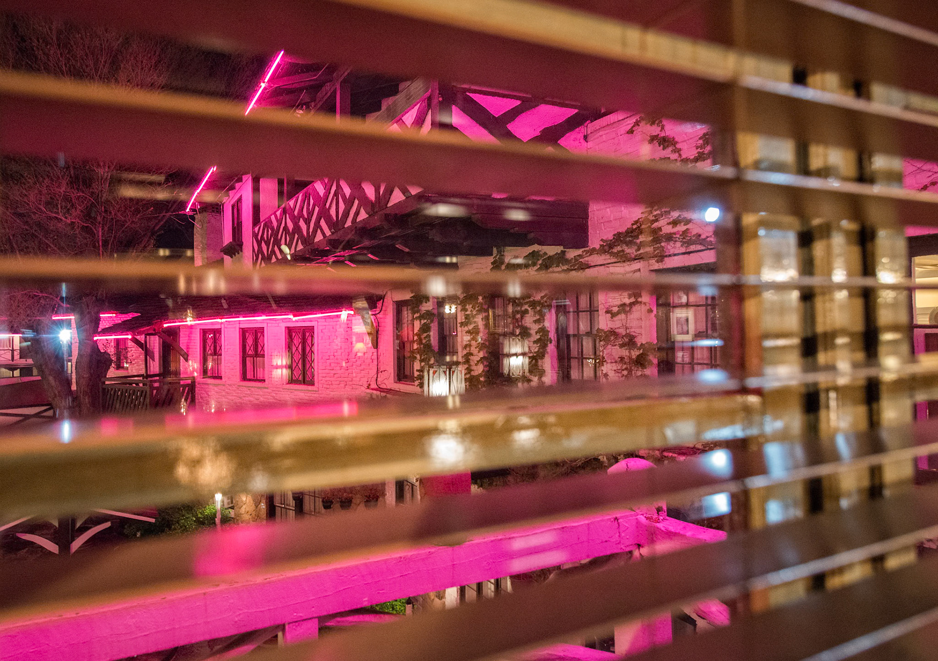 Through the Blinds of the El Rancho Hotel