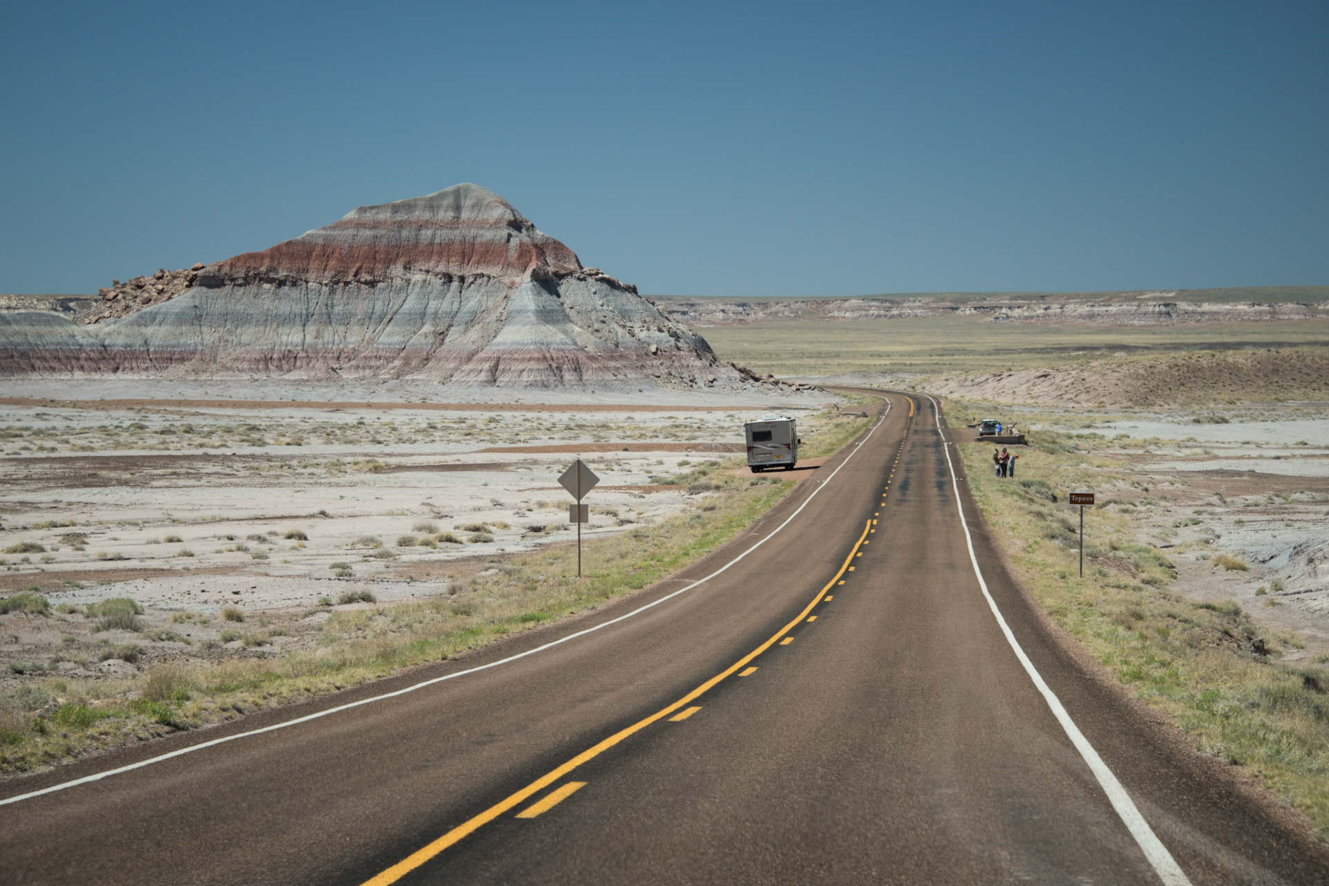 Driving Through the Painted Desert