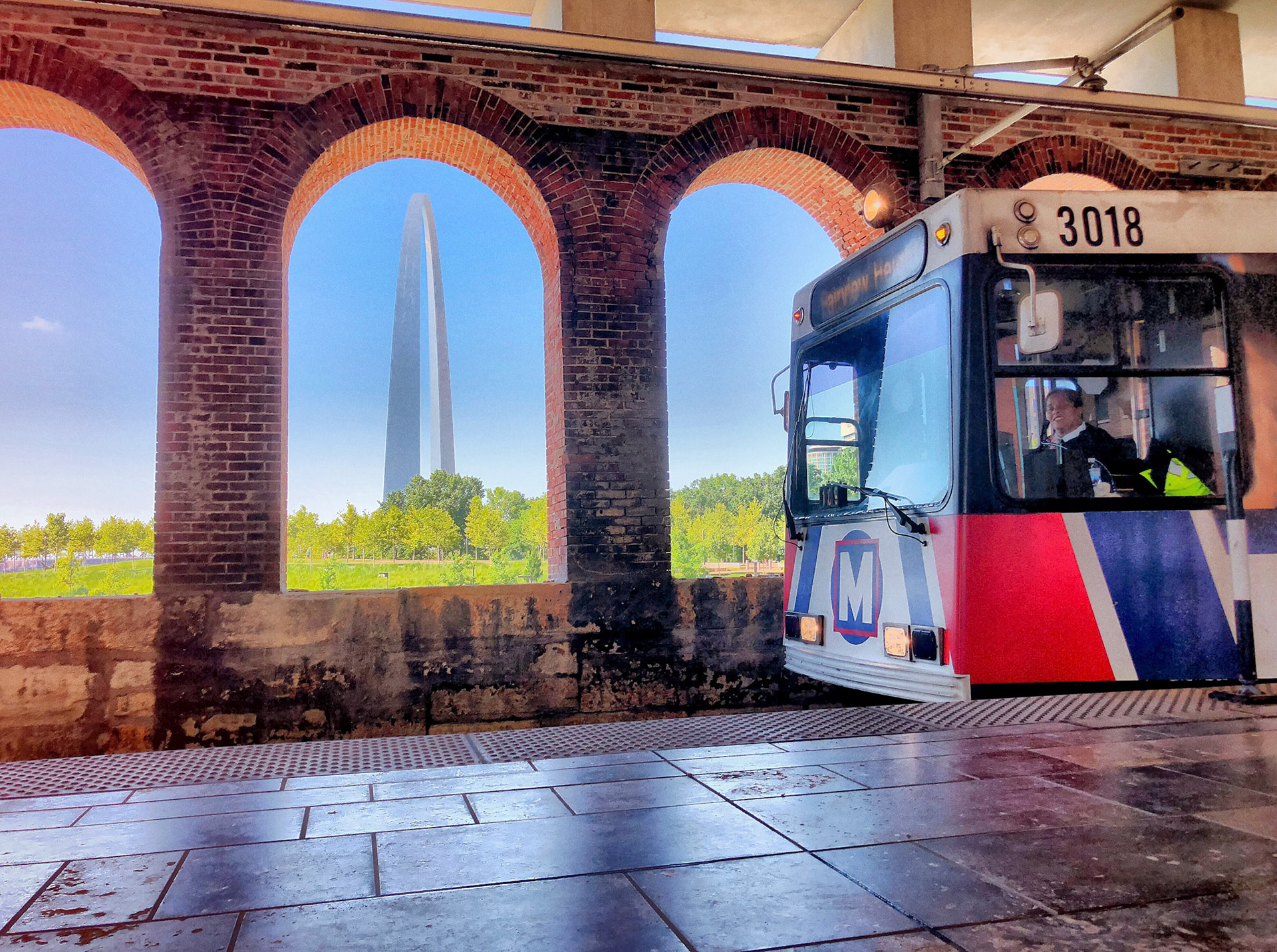 Eads Bridge Train Station; St Louis