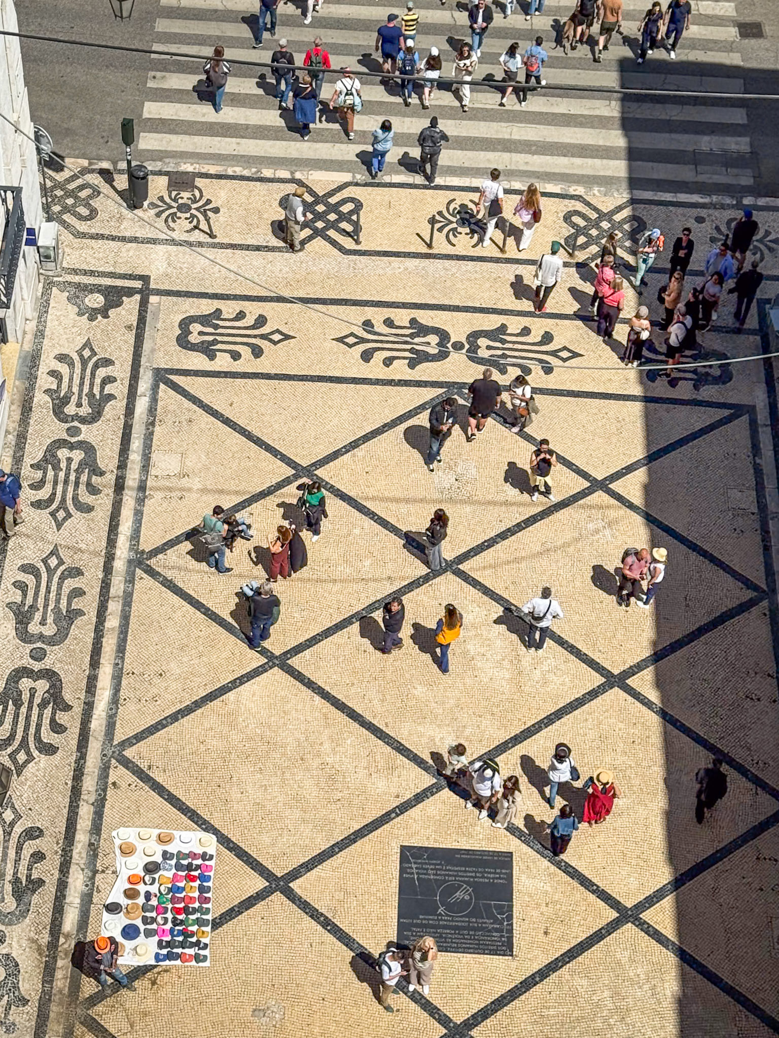 View from the Rua Augusta Arch Rooftop