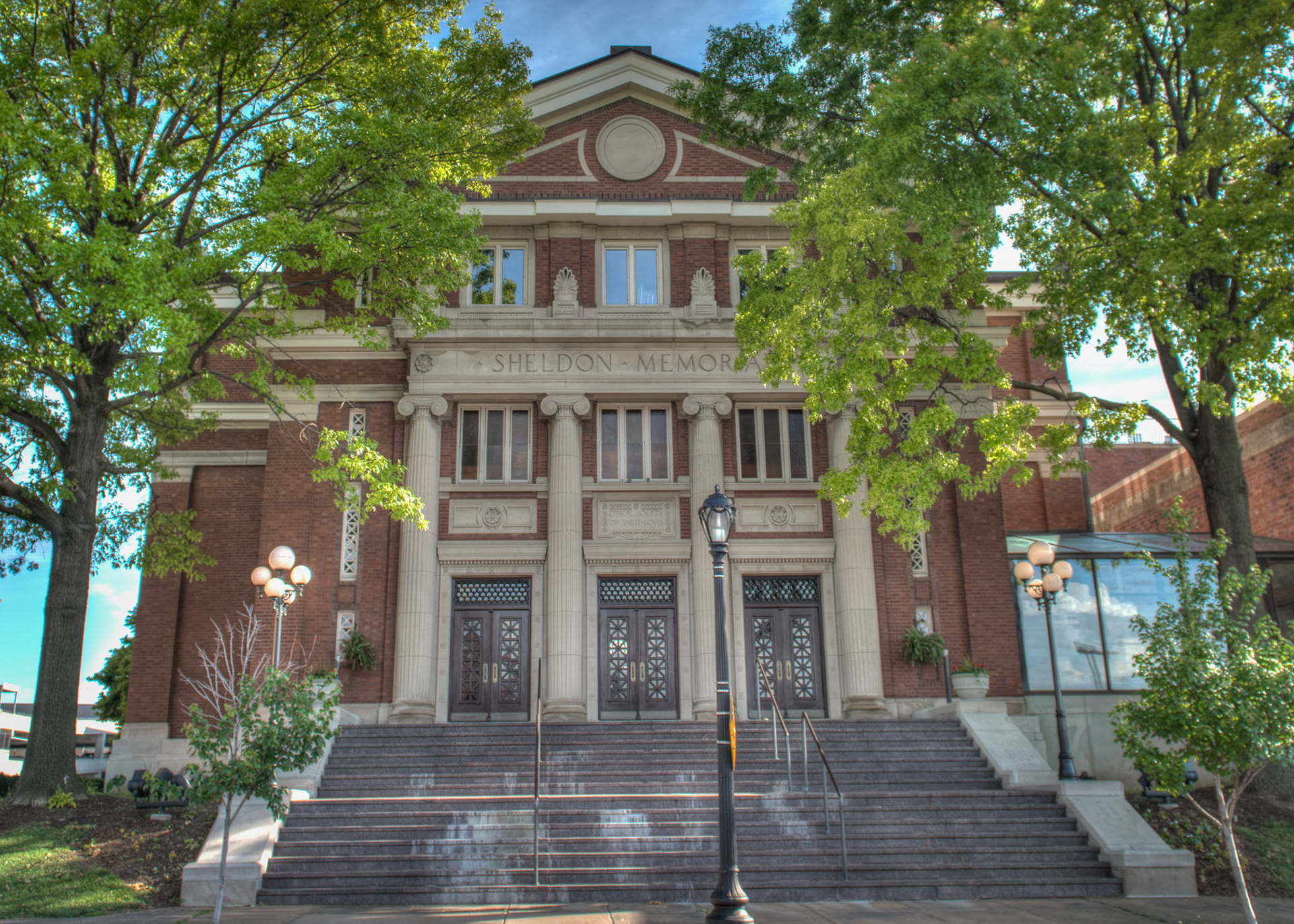 The Sheldon Arts Foundation manages and operates the Sheldon Concert Hall and Art Galleries in St Louis. Its mission is to enrich "the greater St. Louis region and beyond with a wide range of music, visual arts and educational programs of the highest quality, diversity and educational impact."