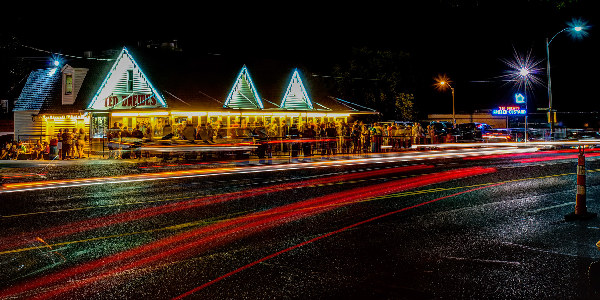Ted Drewes Frozen Custard is on a stretch of the Old Route 66 that ran along Chippewa Avenue in south St Louis.