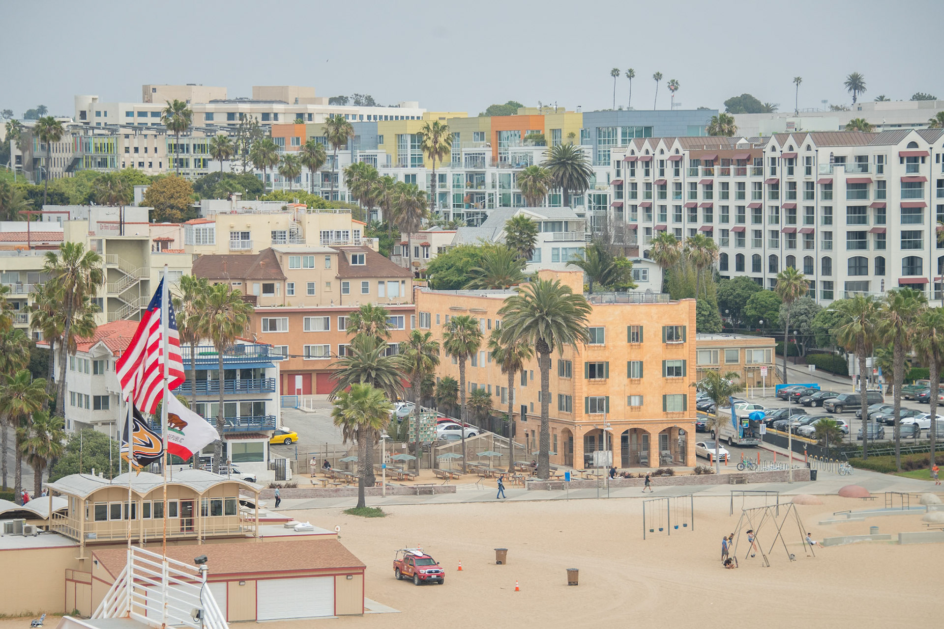 Santa Monica Beach, LA County