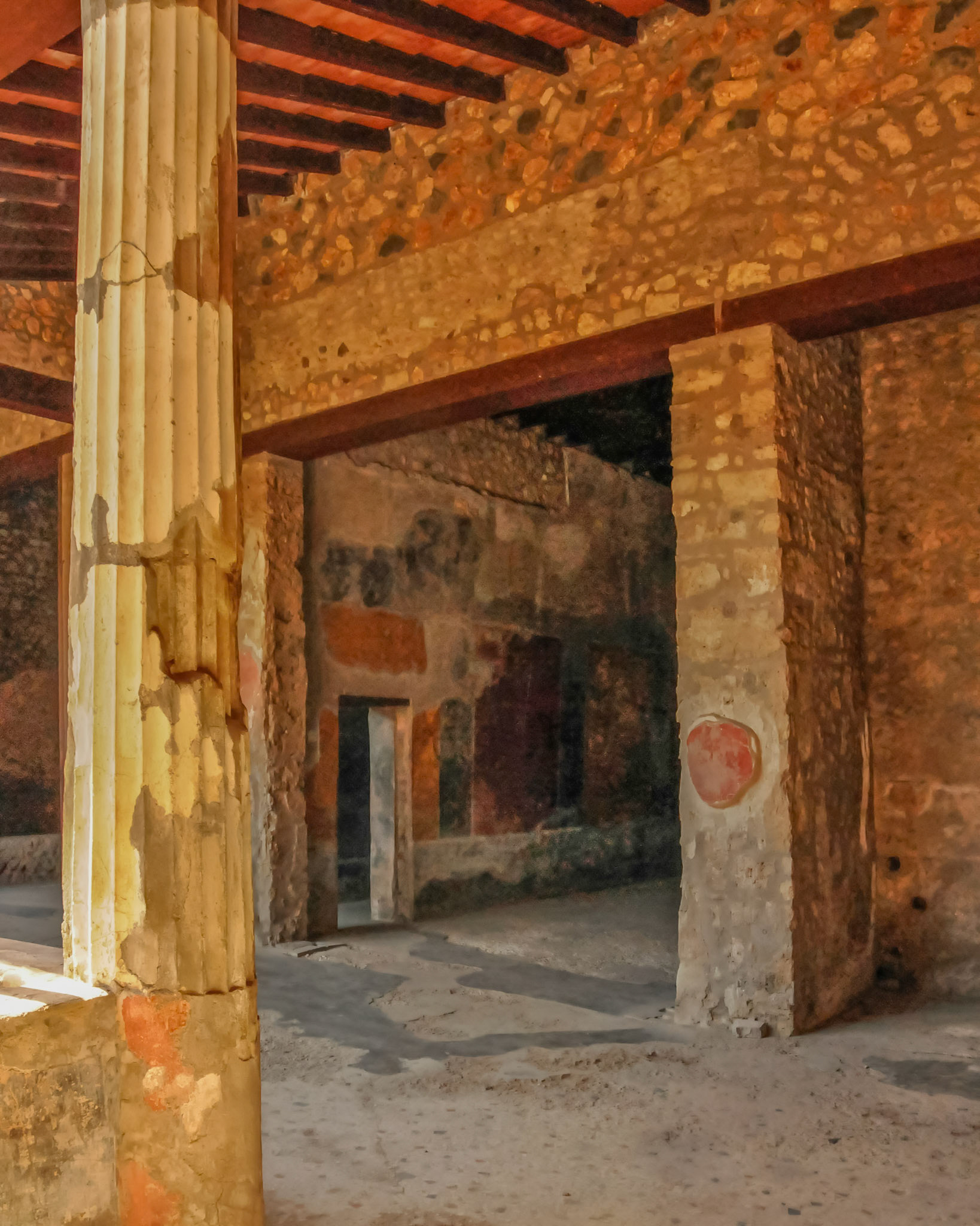Pompeii, Italy; the ruins