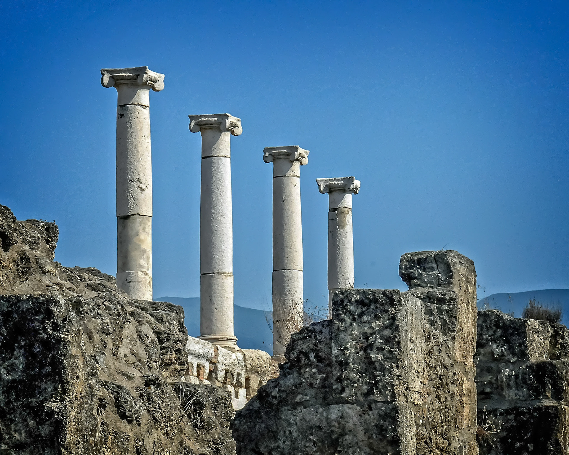 Pompeii, Italy; the ruins