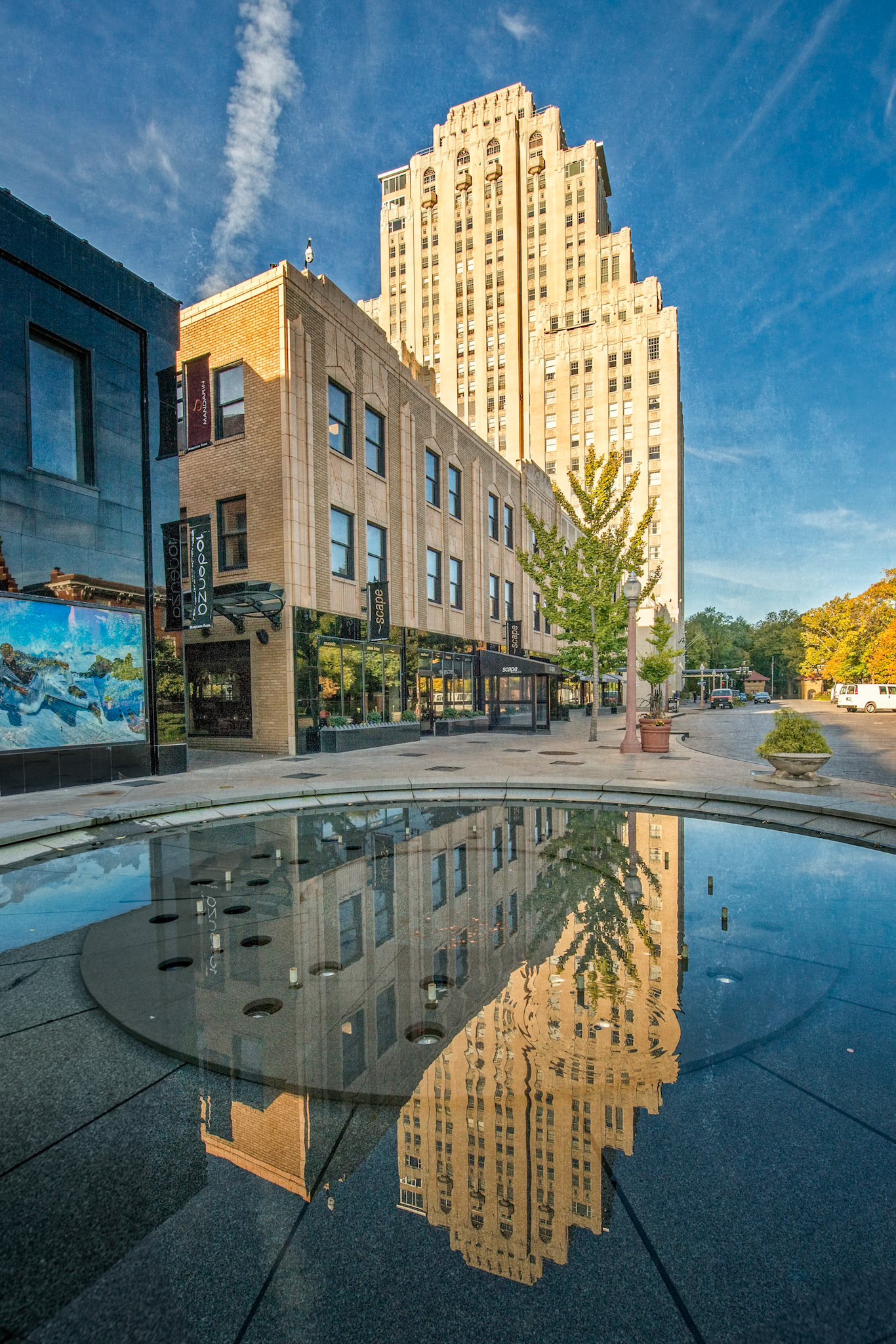 Maryland Plaza and the Chase Park Plaza