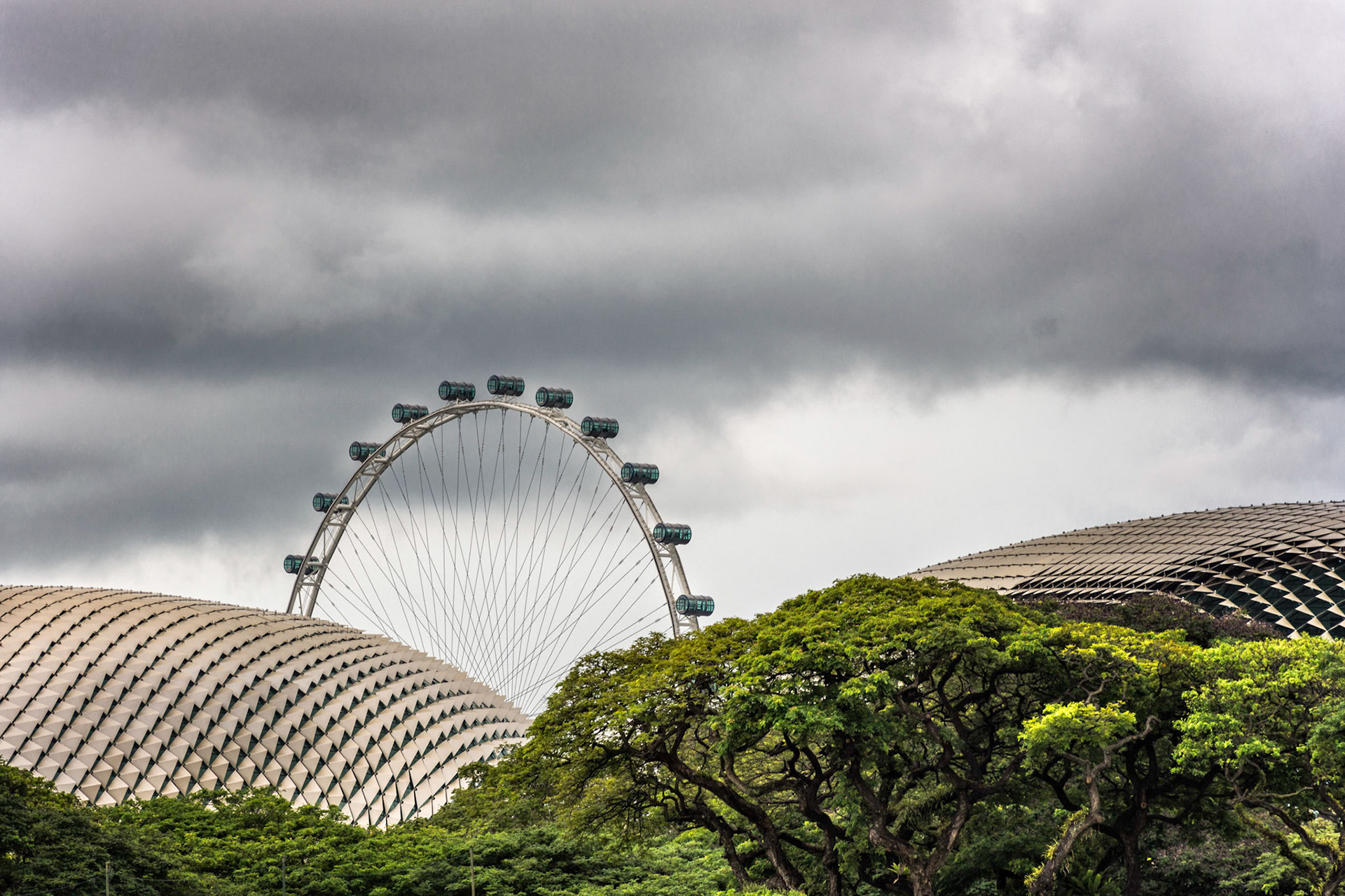 Esplanade - Theatres on the Bay, Singapore Flyer, Singapore