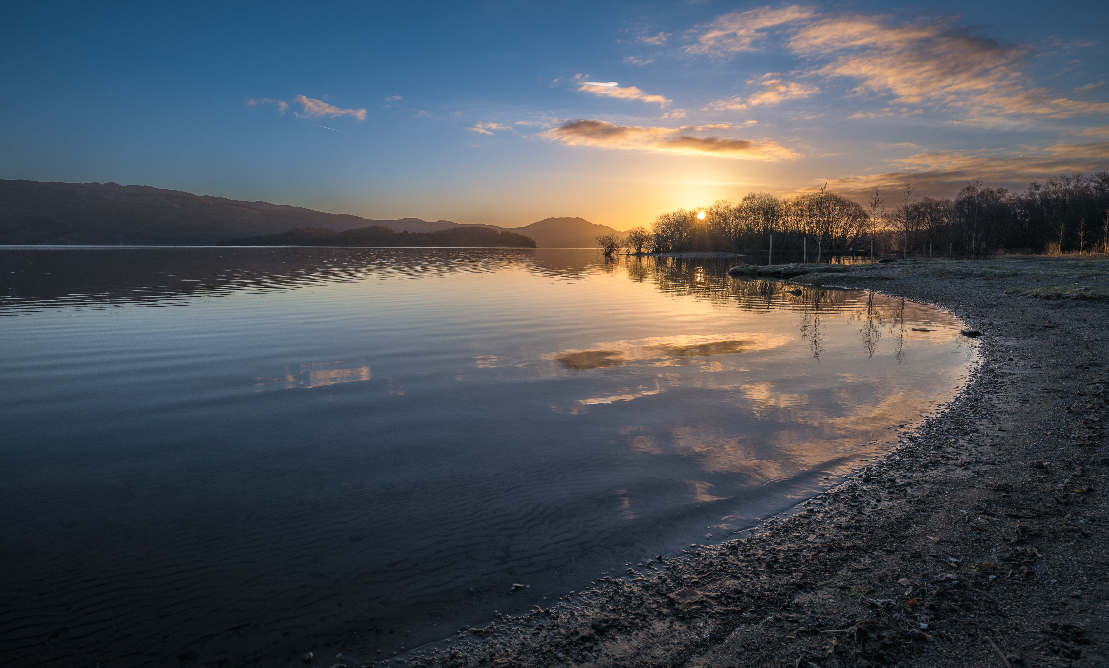 Luss Beach at Sunrise