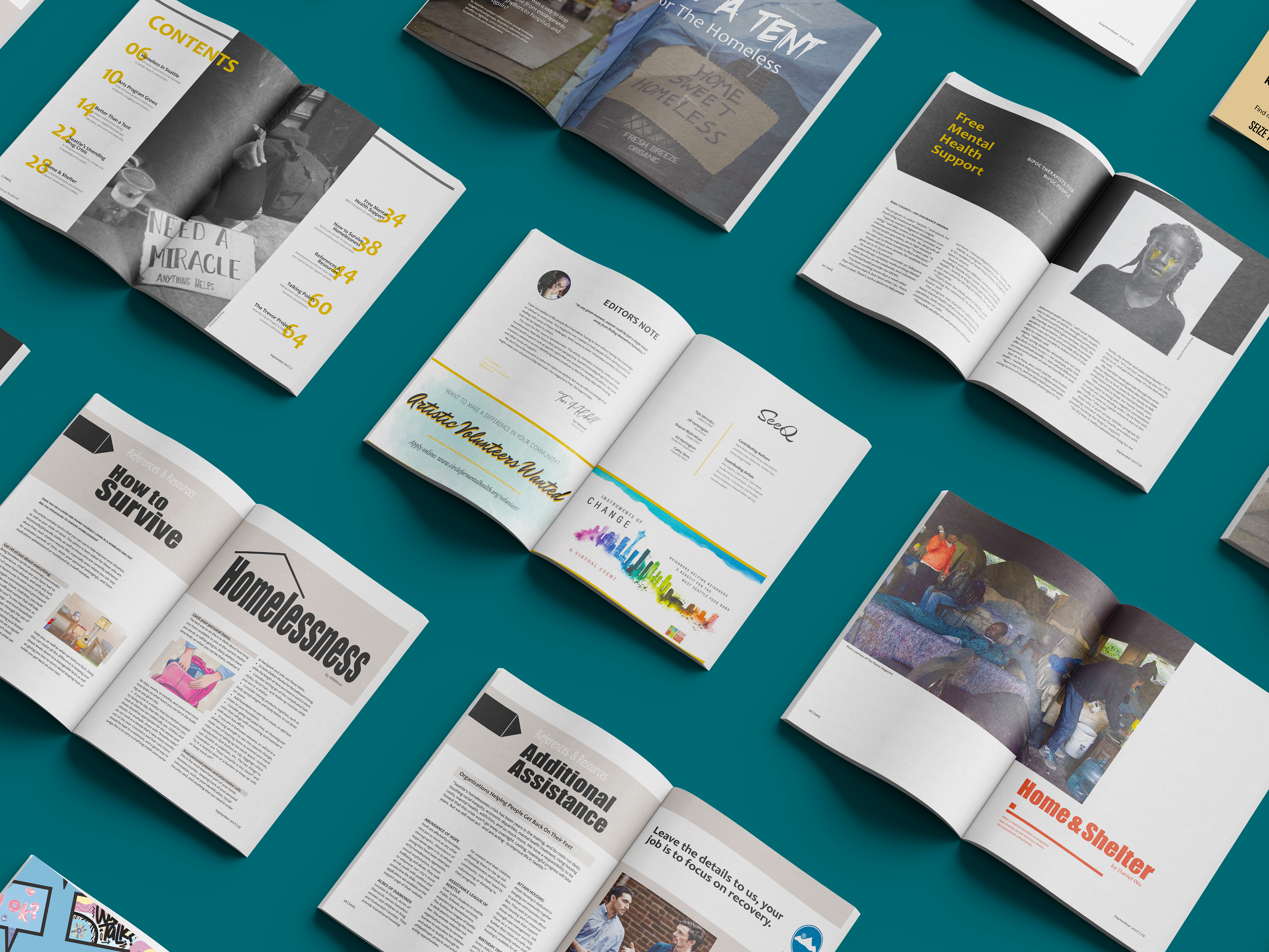 page spreads