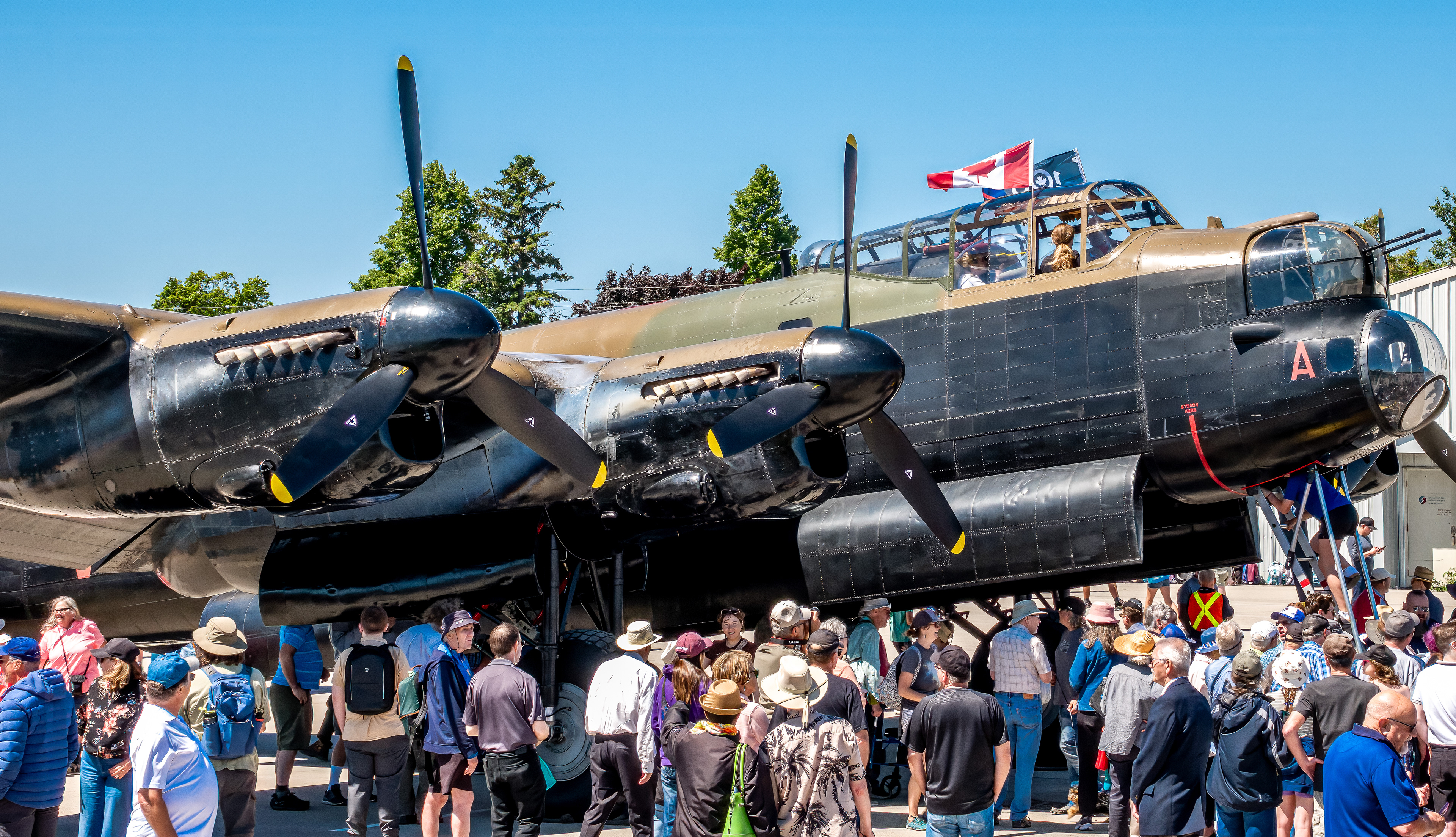 Lancaster bomber visited Goderich in summer of 2024