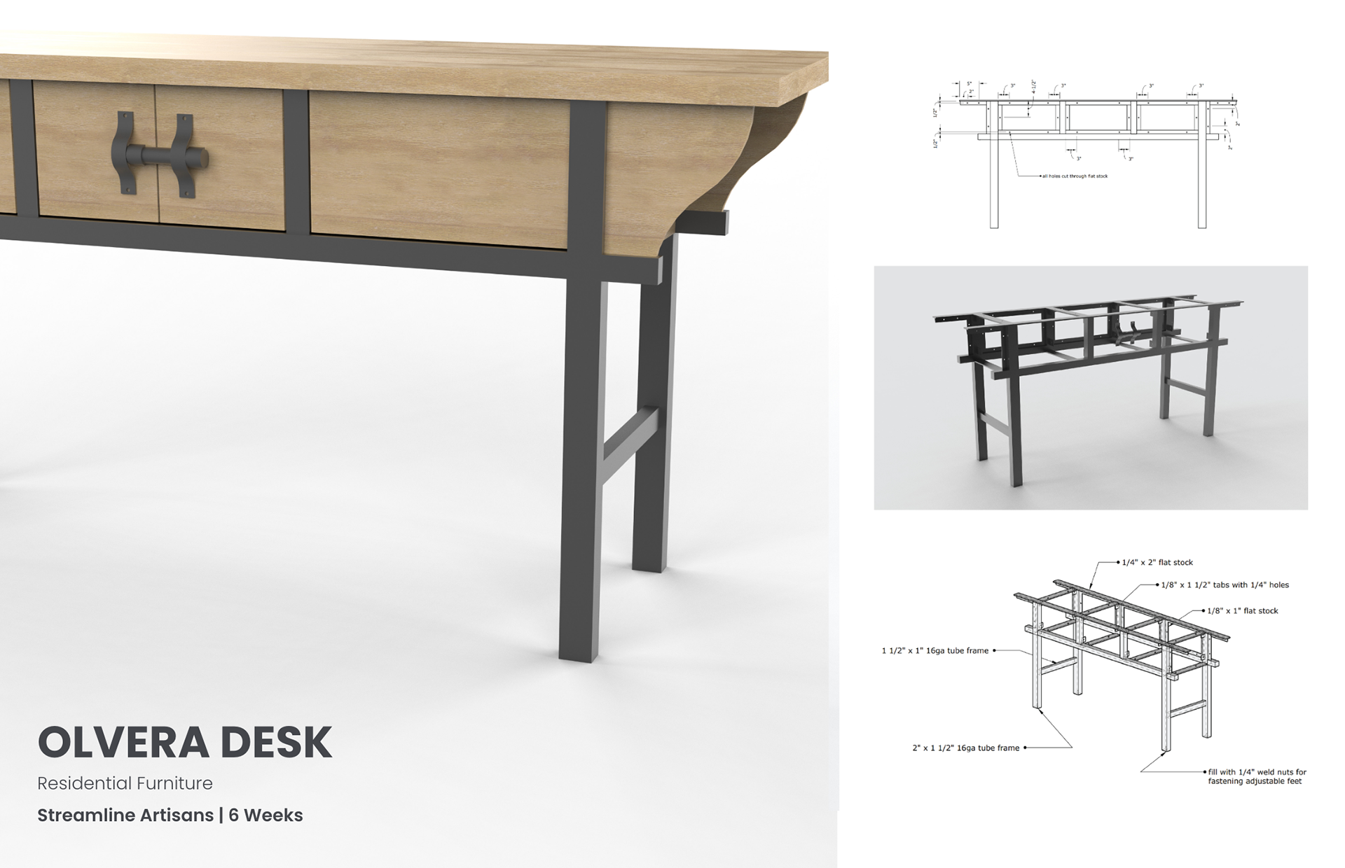Furniture Designer - Olvera Desk
