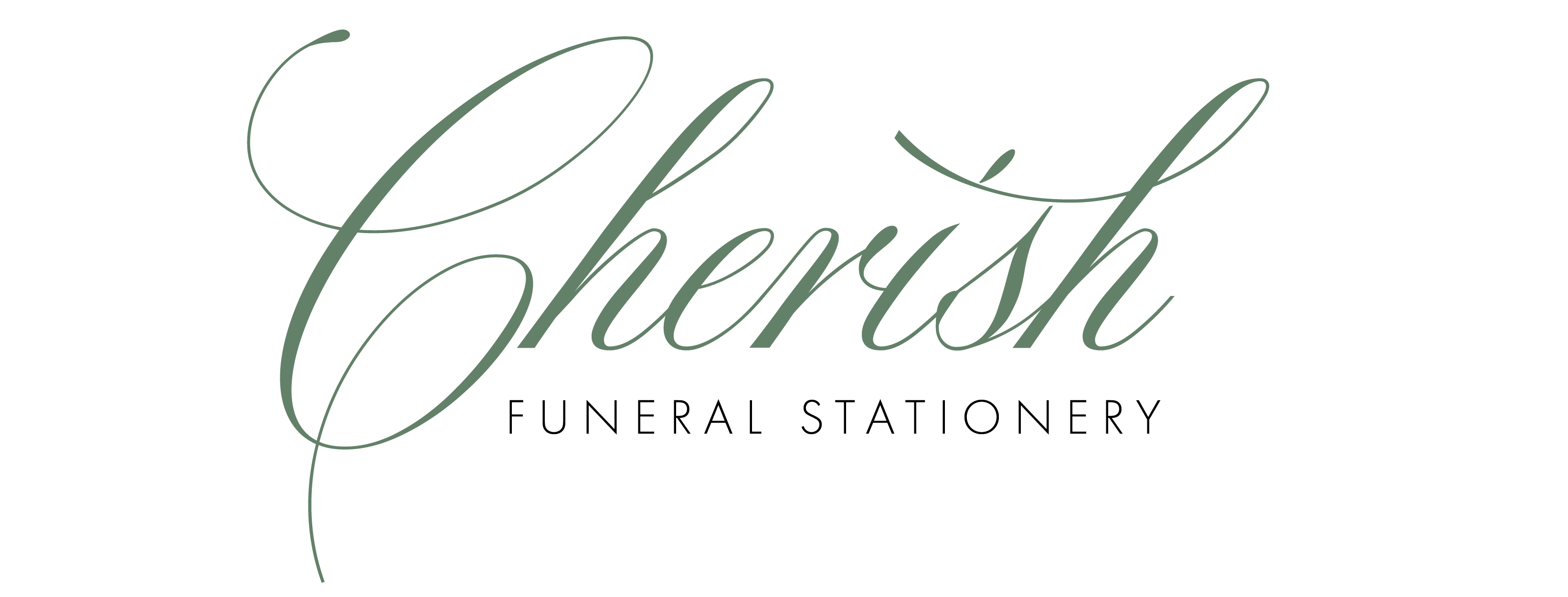 Cherish Funeral Stationery