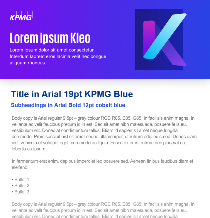 Email Template – Designed template for consistent and engaging brand communication