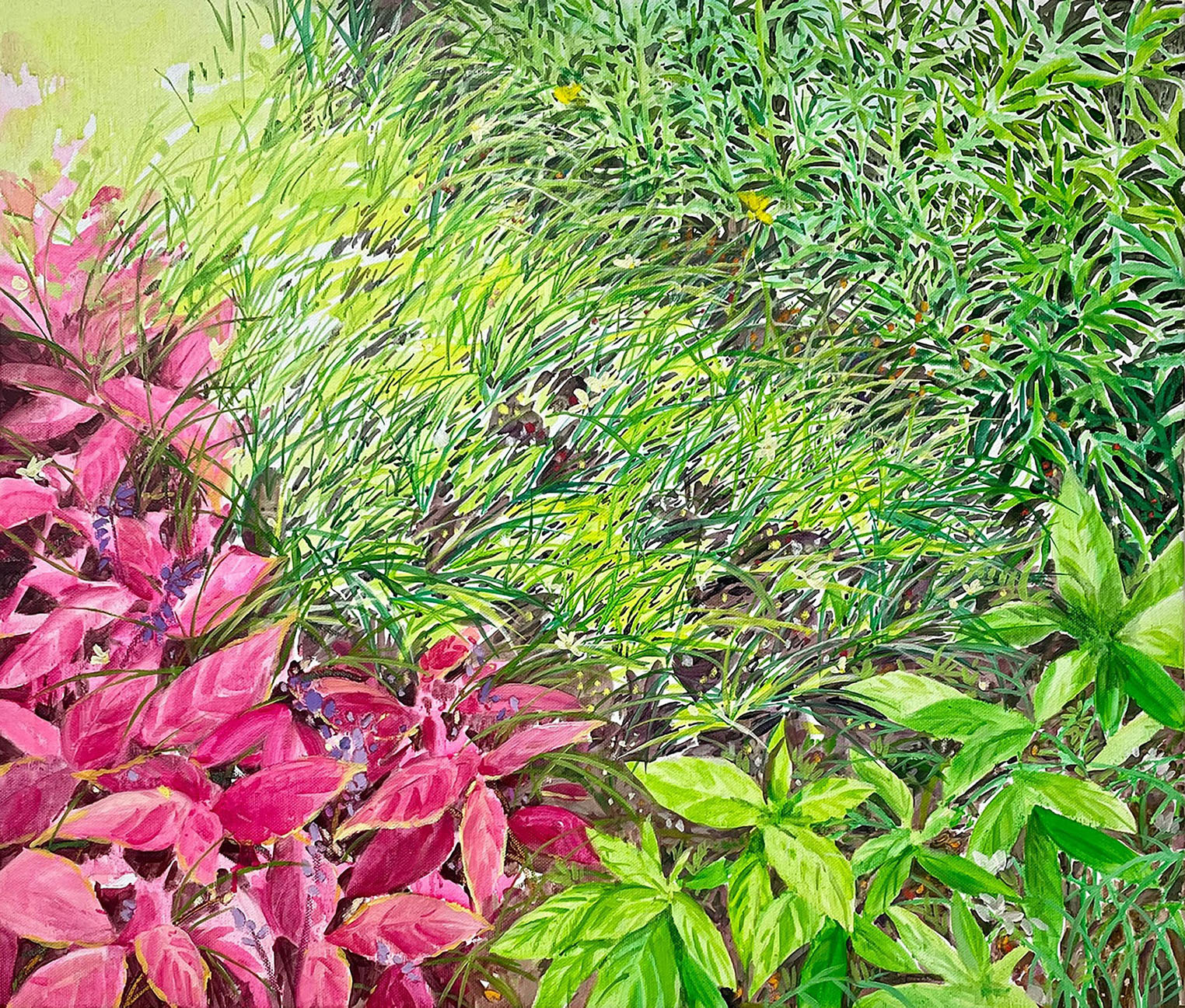 어느 맑은 날, one fine day, oil on canvas, 45.5x53.0cm, 2023