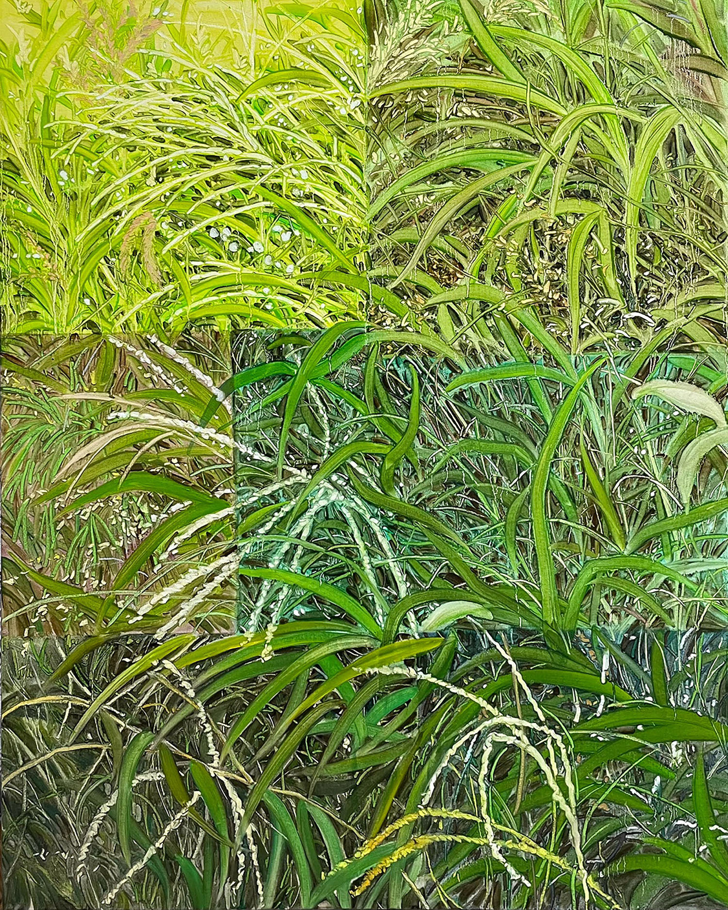 우리 여름, Oil and oil pastel on canvas, 100x80.3cm, 2023