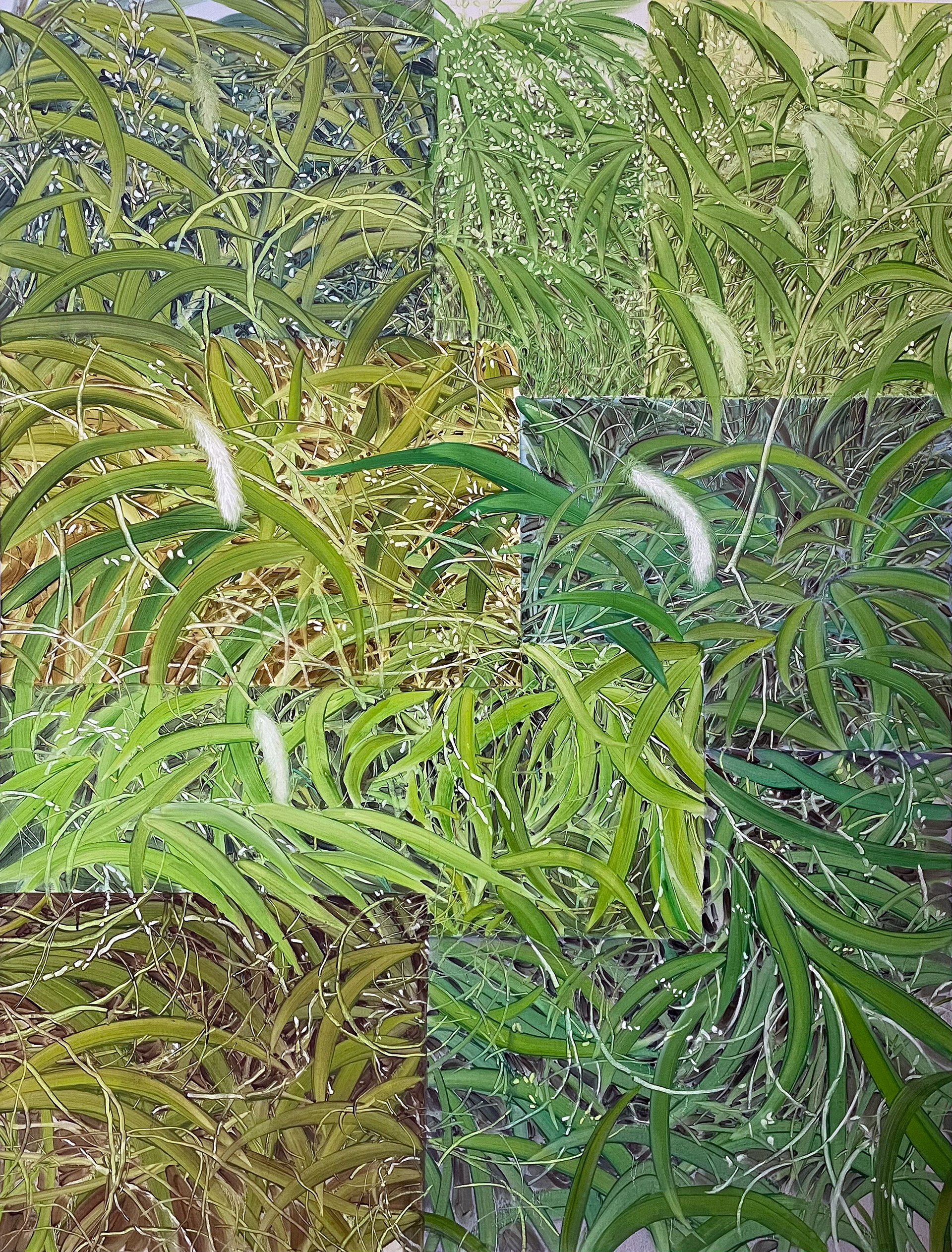 비 온뒤 맑음, Oil and oil pastel on canvas, 145.5x112.1cm, 2024
