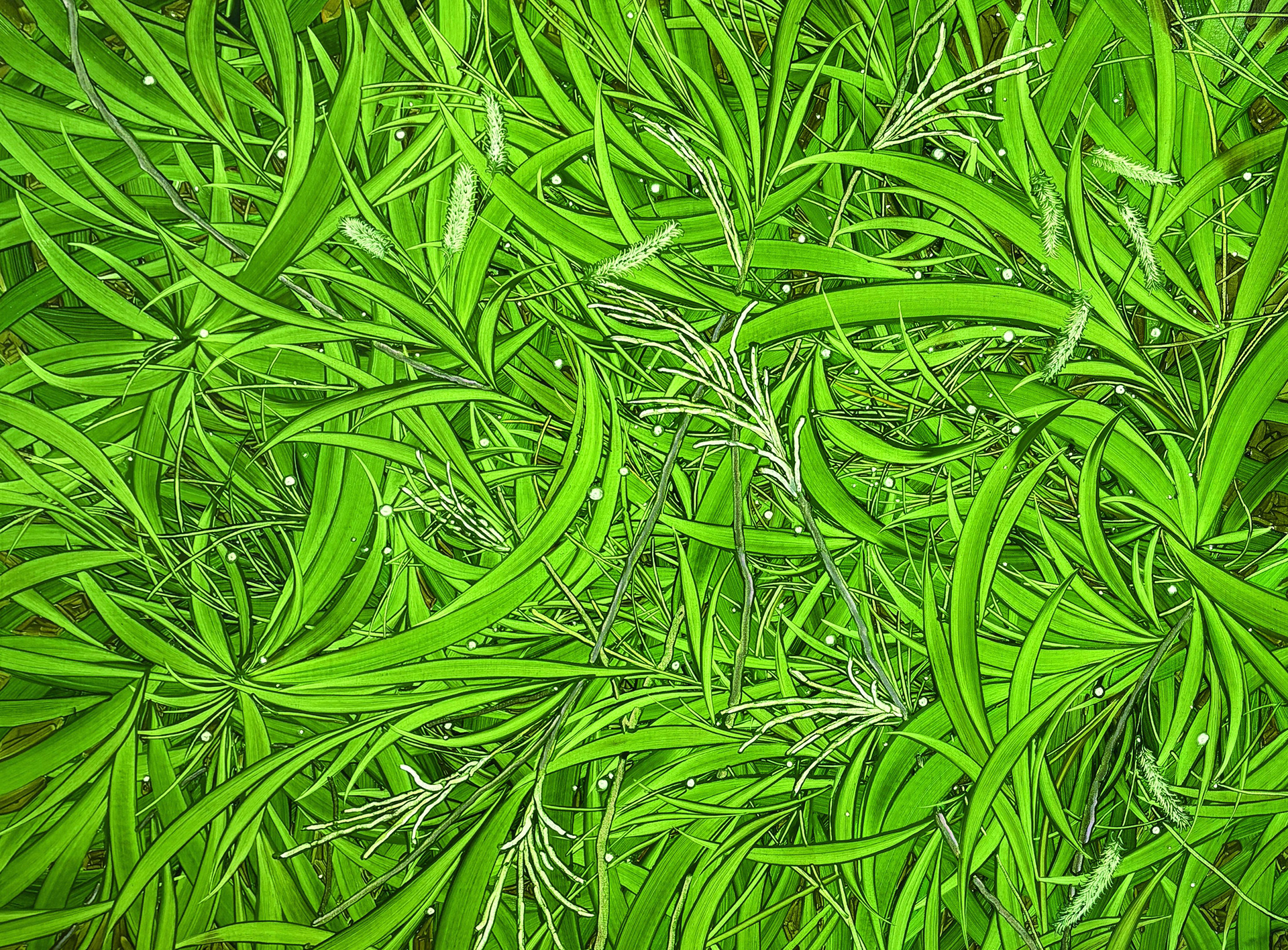 그 곳에, Oil and oil pastel on canvas, 130.3x97cm, 2026