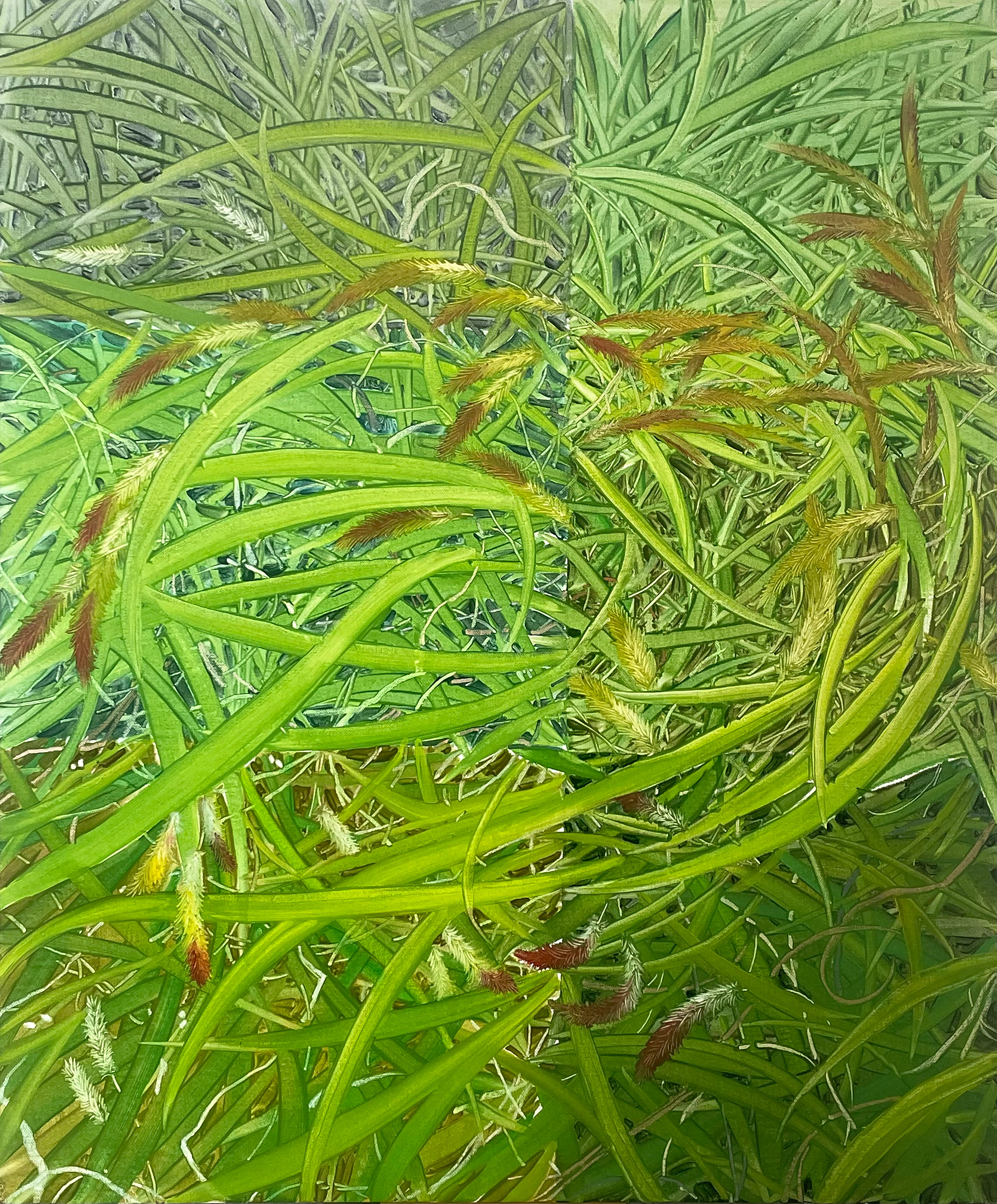 ♡, Oil and oil pastel on canvas, 72.7x60.6cm, 2024