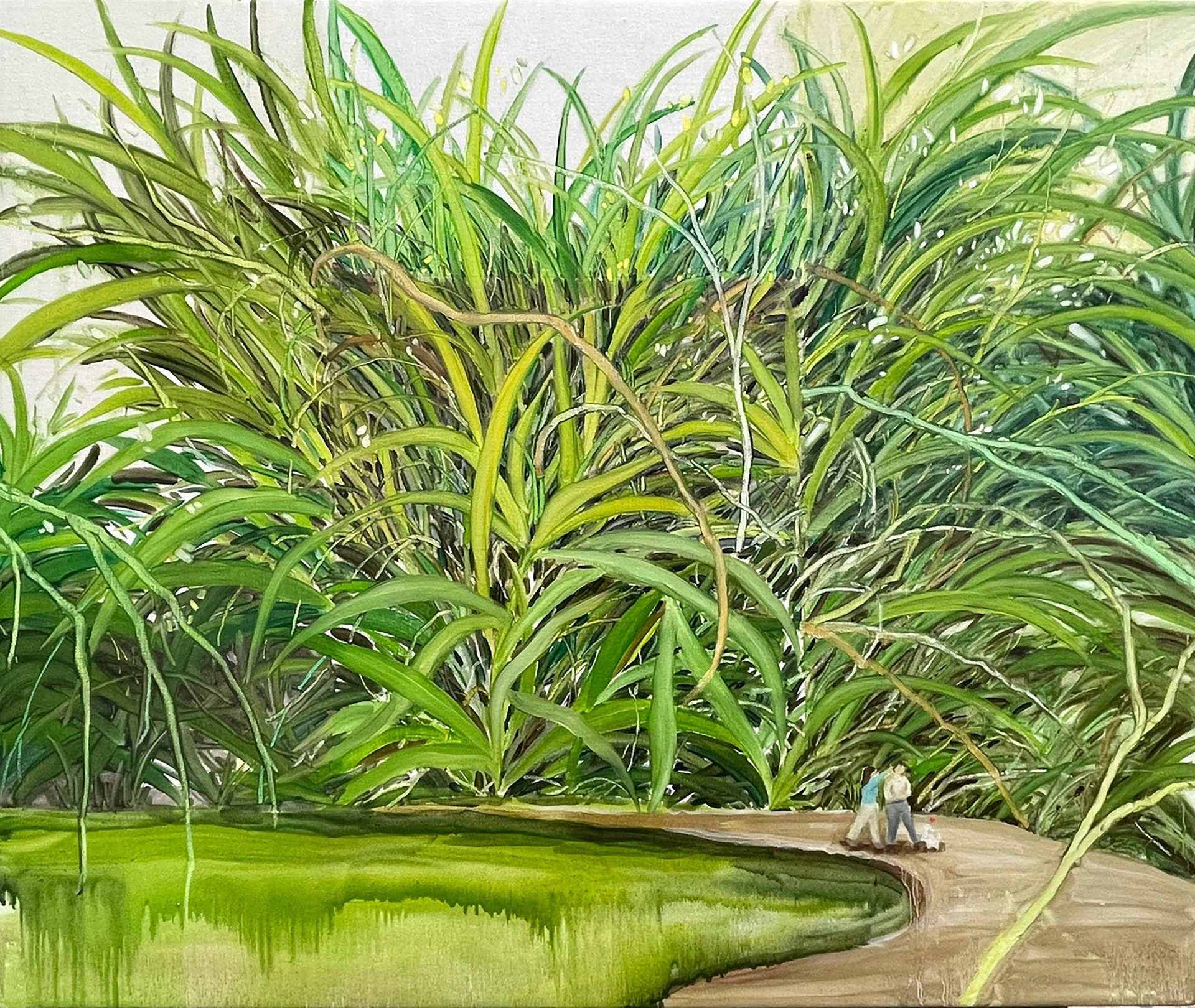 너와 나, Oil and oil pastel on canvas, 60.6x72.7cm, 2024