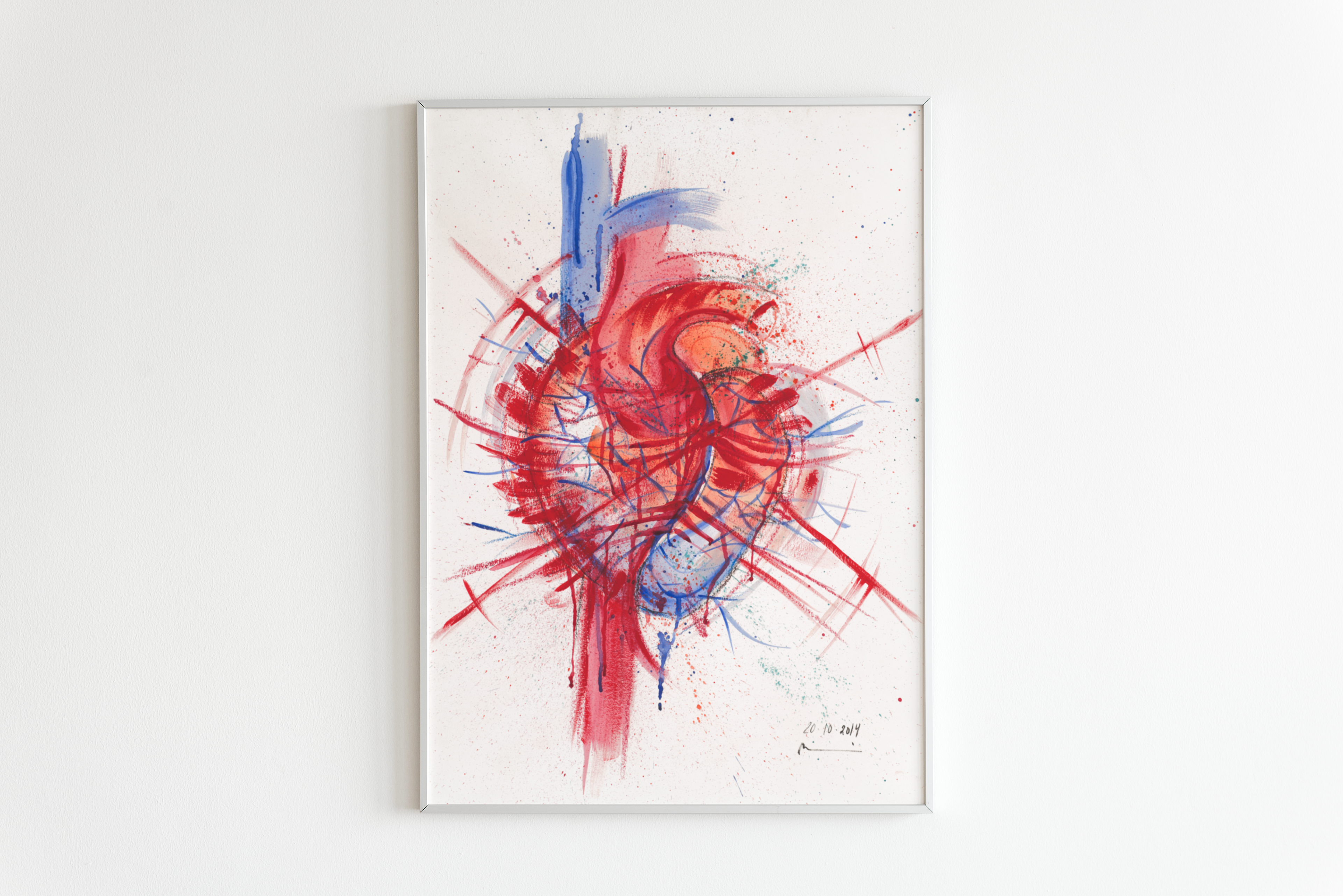 Corazón 2: 50 x 65 cm