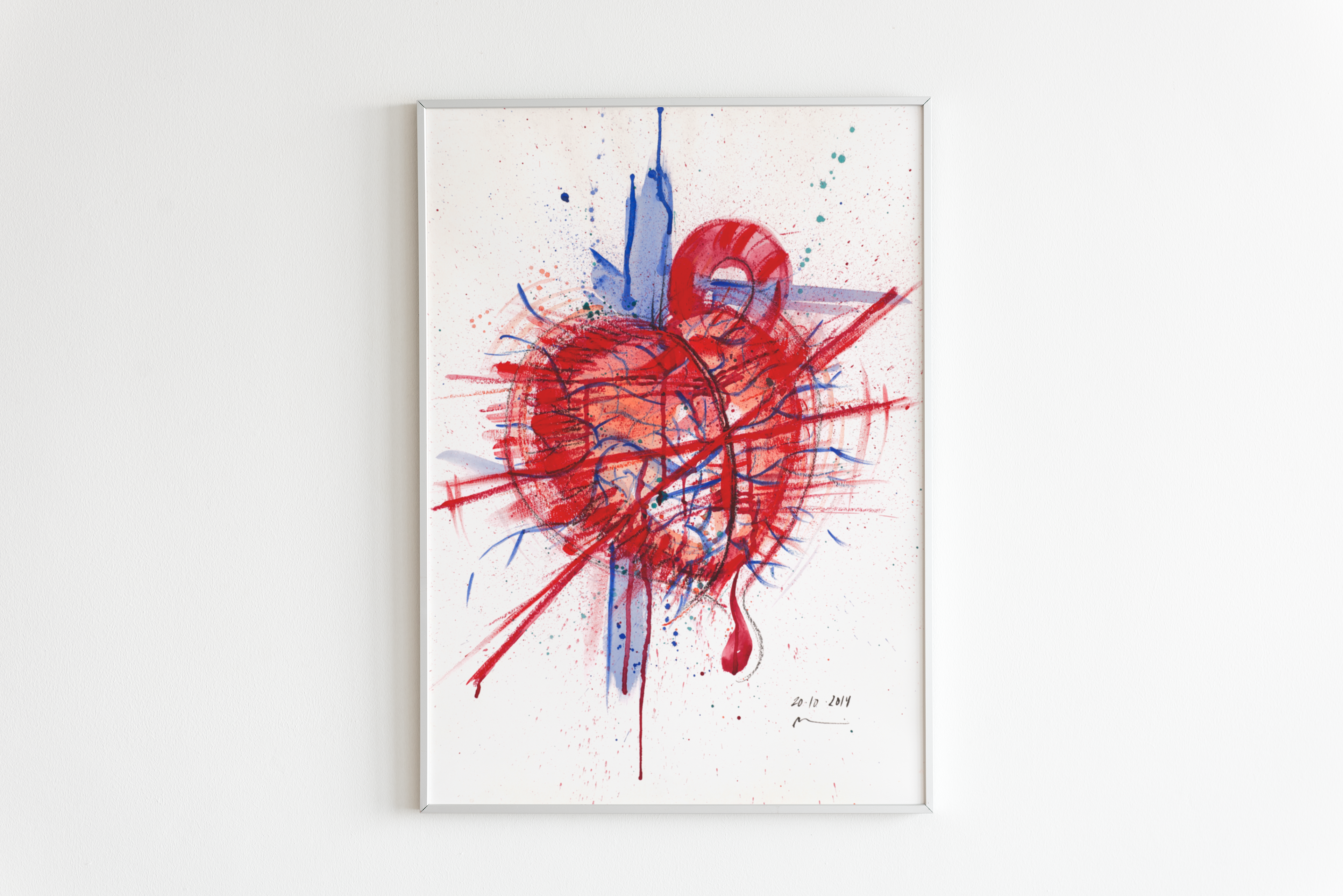 Corazón 3: 50 x 65 cm