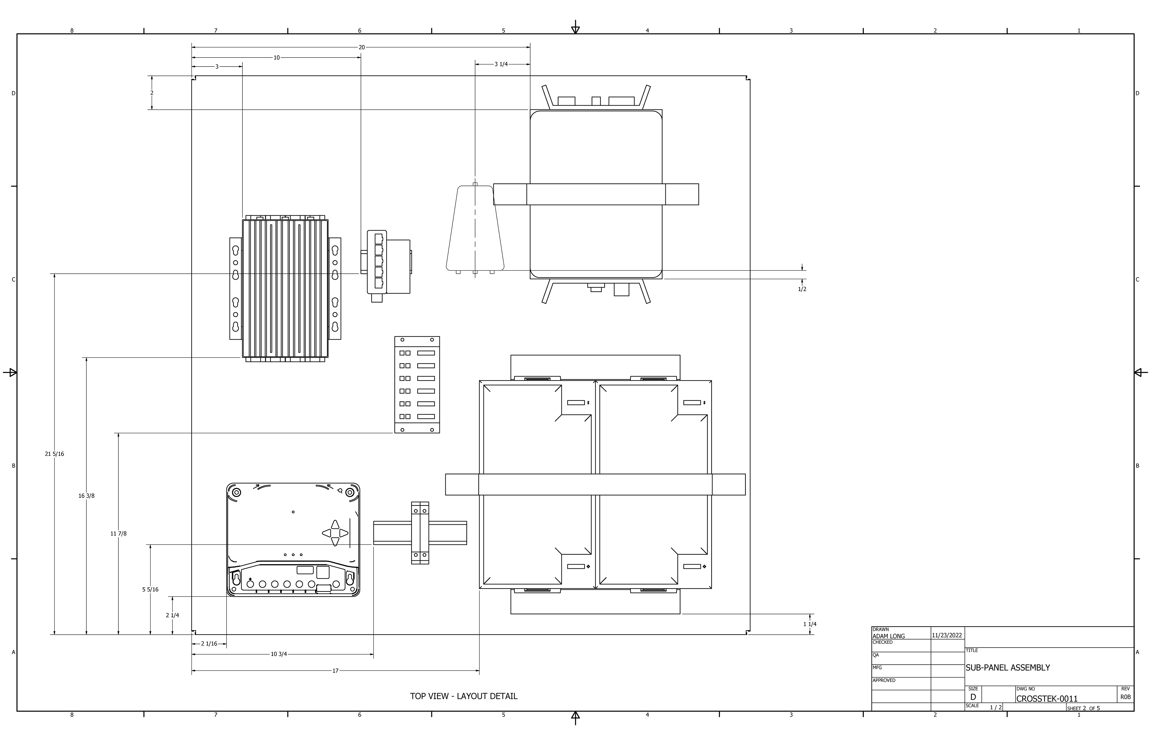 SUB-PANEL ASSEMBLY