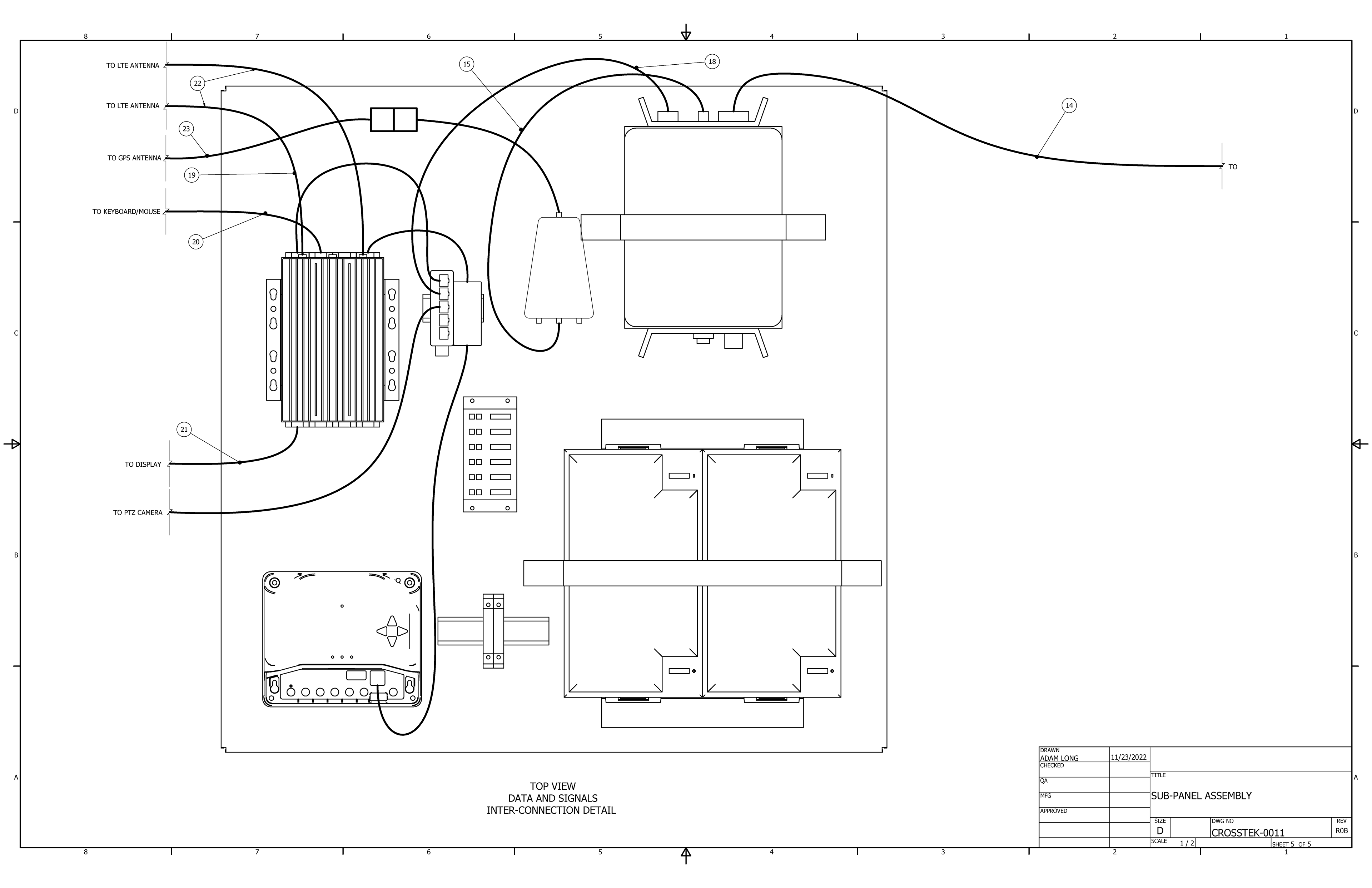 SUB-PANEL ASSEMBLY