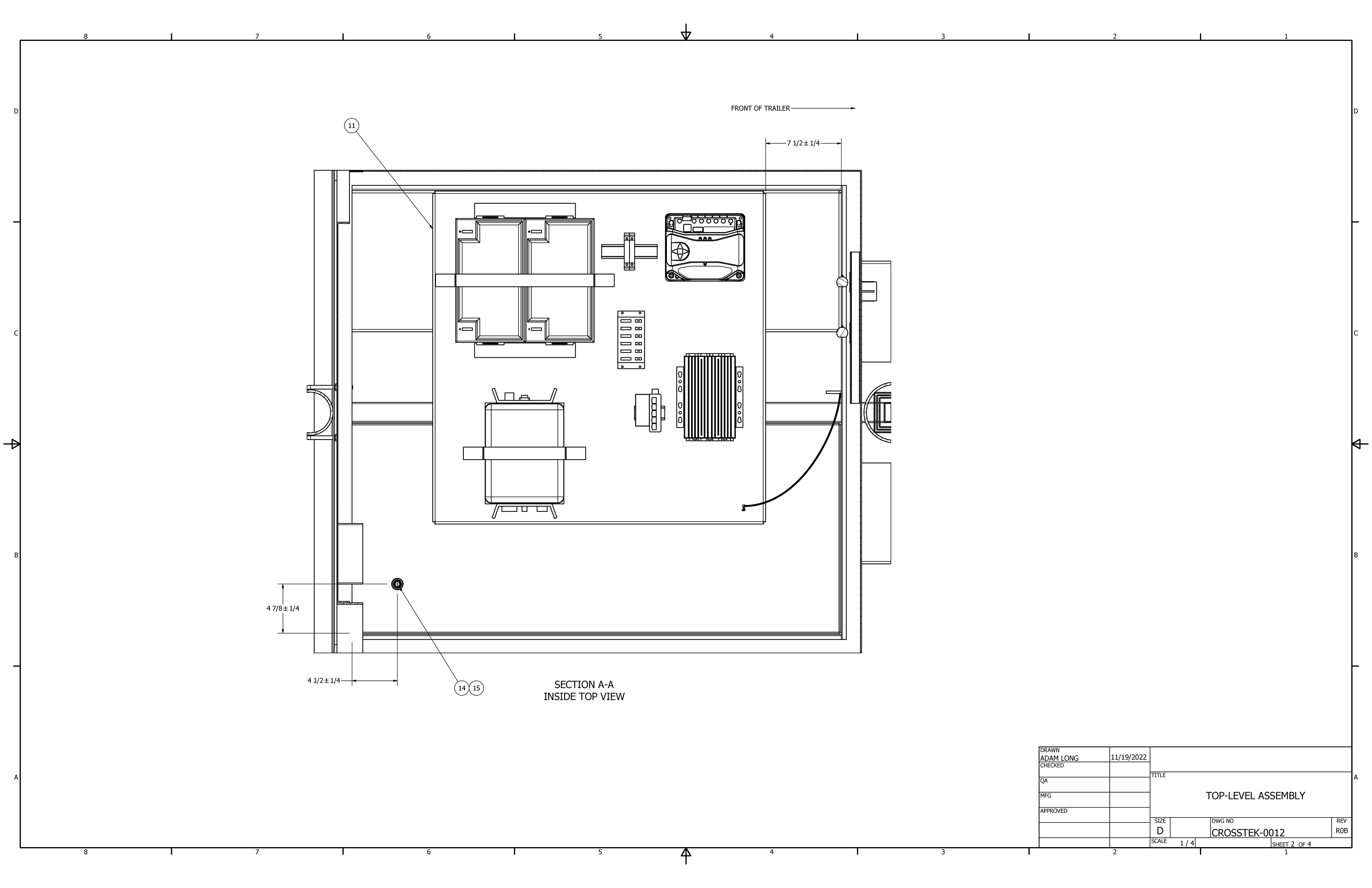 TOP LEVEL ASSEMBLY DRAWING
