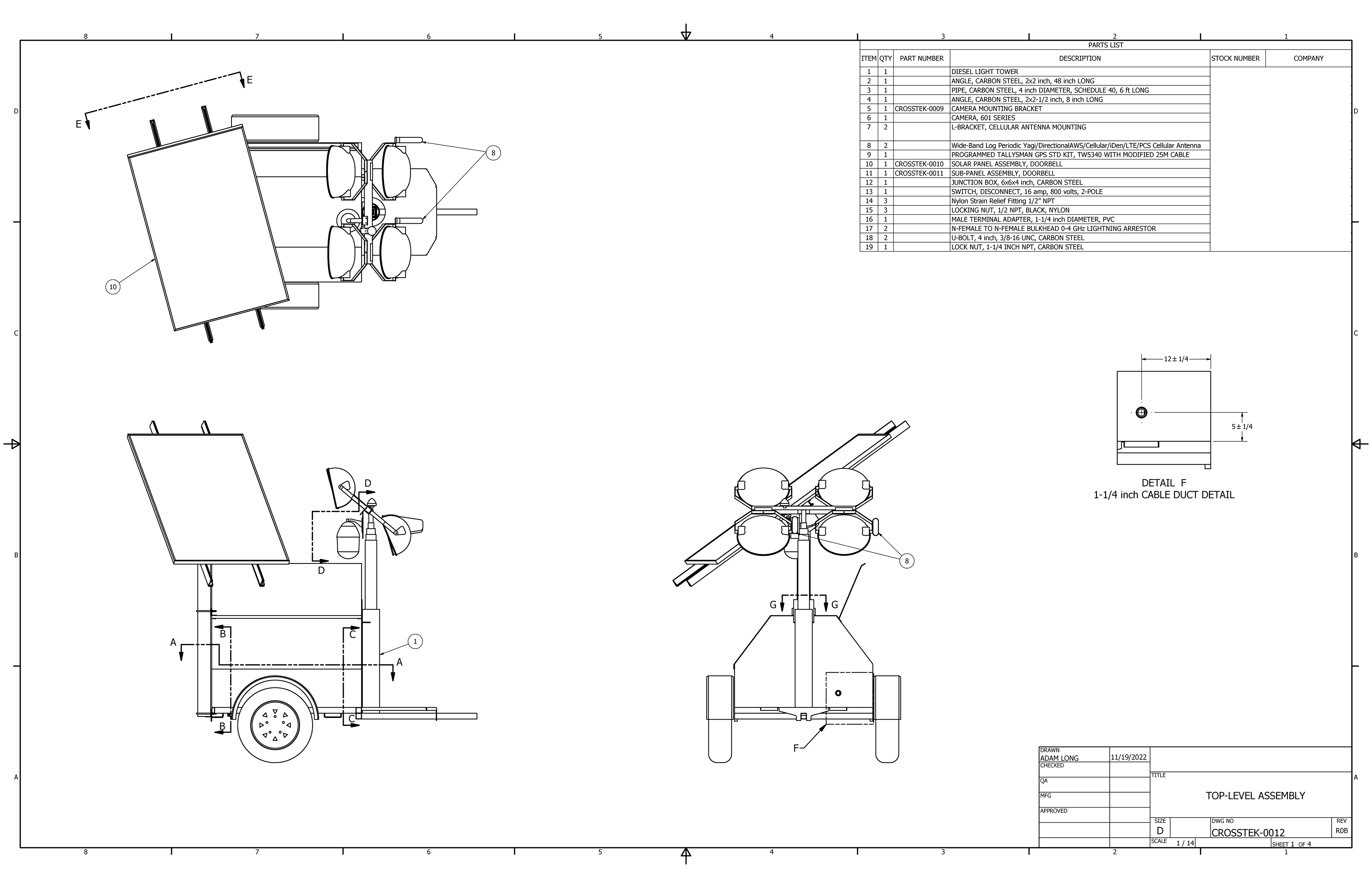TOP LEVEL ASSEMBLY DRAWING